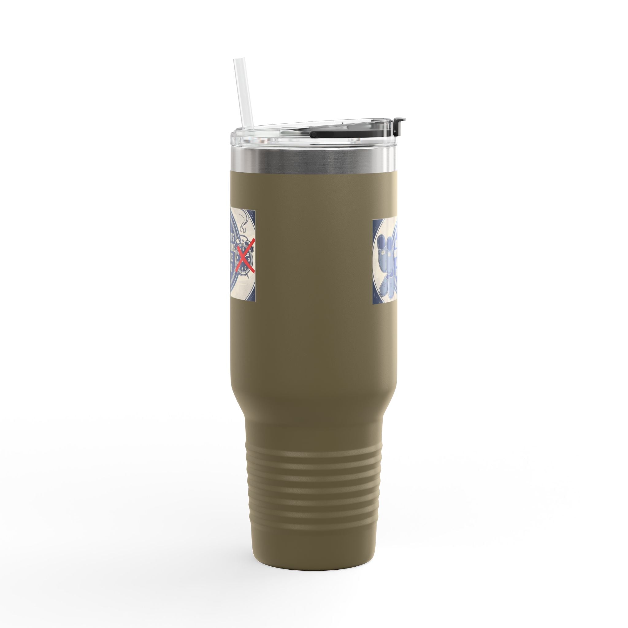 Grampa T's Anti-Morning Funny Custom Insulated Travel Mug, 40oz – Perfect for Coffee Lovers, On-the-Go Drinkware, Gifts for Him/Her, Unique Travel Accessories, [...]