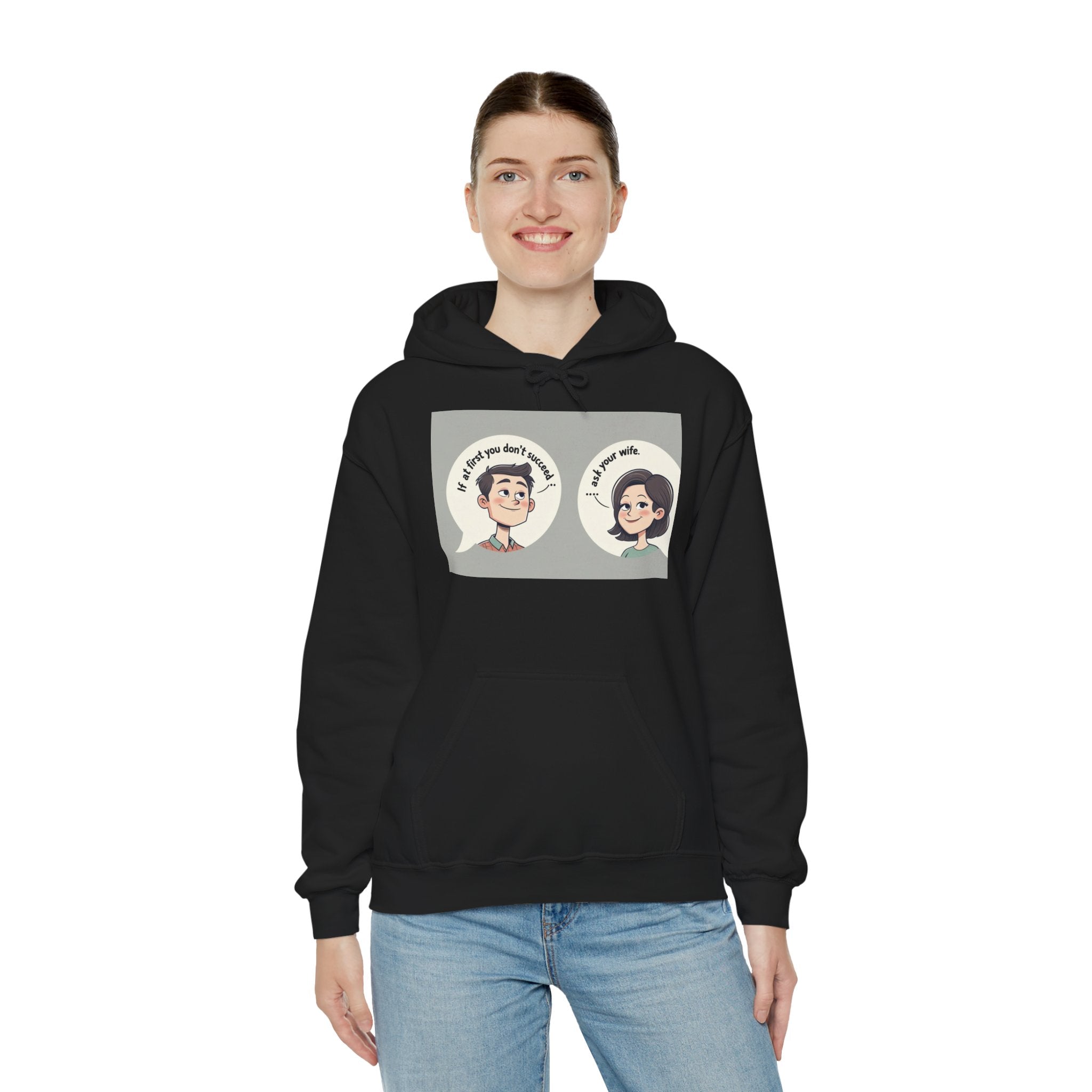 Whimsical Conversation Hoodie - Fun Sweatshirt for Friends, Cozy Gift, Casual Wear, Graphic Pullover, Unisex Apparel