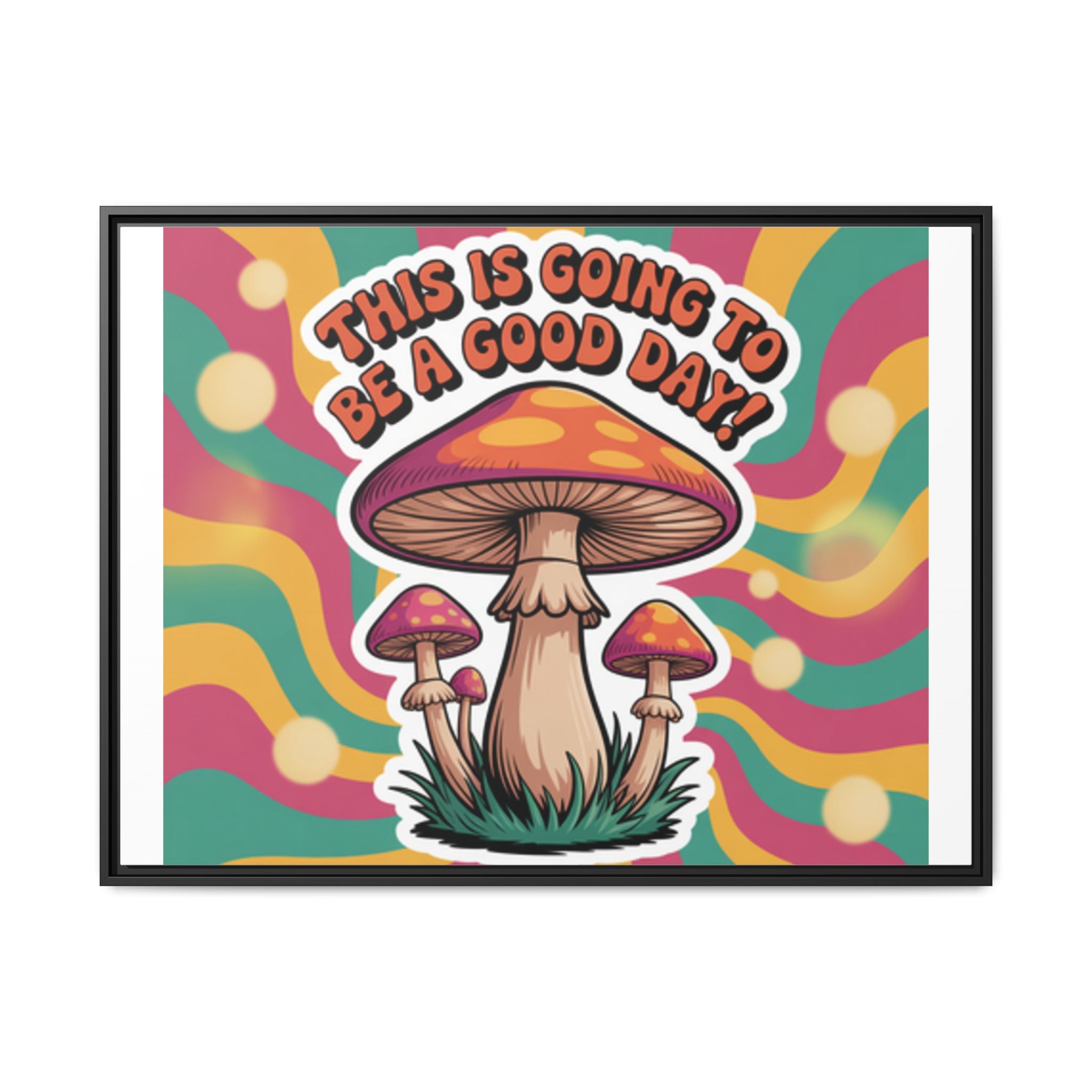 Colorful Framed Canvas Art - "This Is Going To Be A Good Day!" - Positive Vibe Decor, Wall Art for Home, Gift for Friends, Happy Day [...]