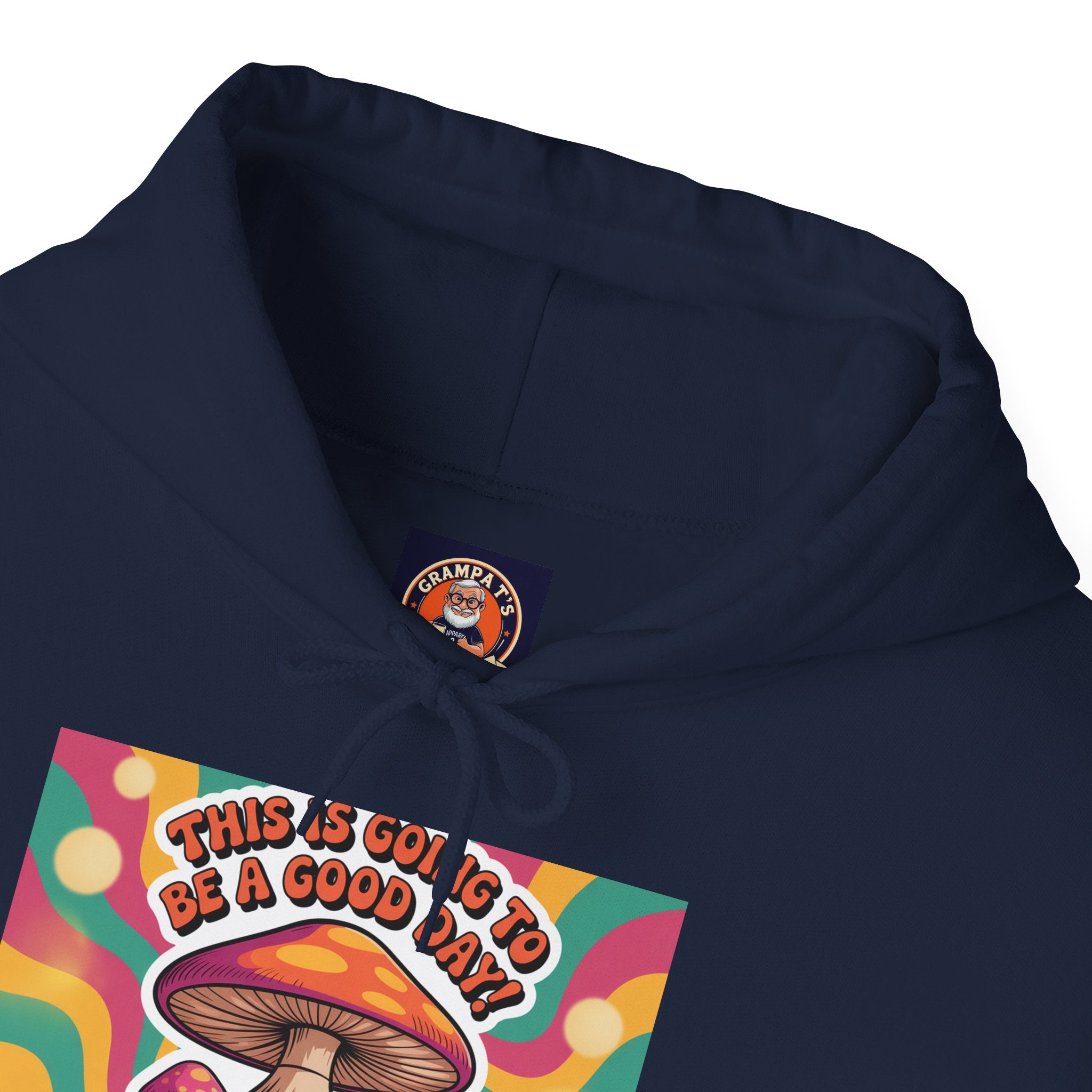 Groovy Mushroom Hoodie - Psychedelic Sweatshirt for Festivals, Cozy Gift for Nature Lovers, Unisex Pull-over for Good Vibes