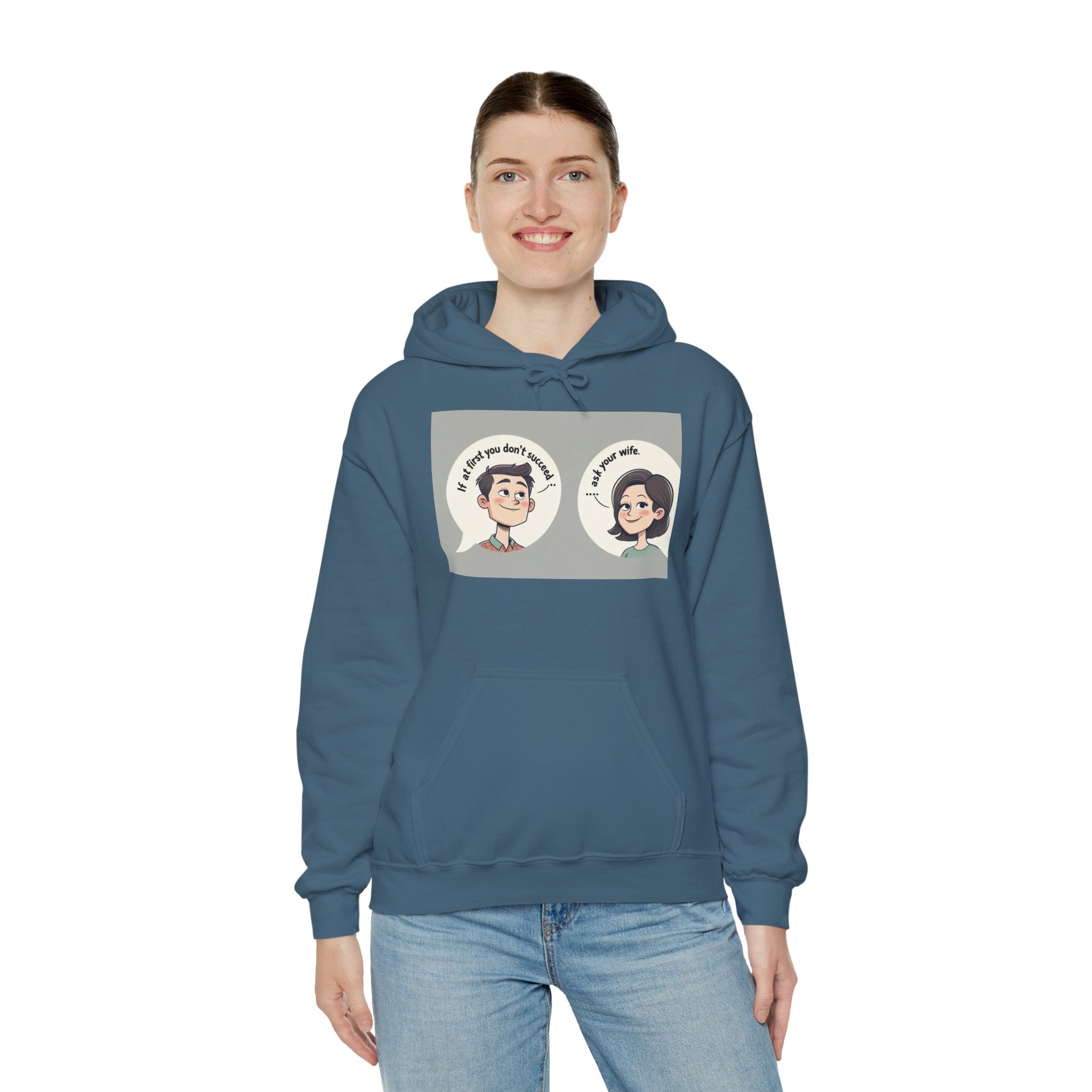 Whimsical Conversation Hoodie - Fun Sweatshirt for Friends, Cozy Gift, Casual Wear, Graphic Pullover, Unisex Apparel