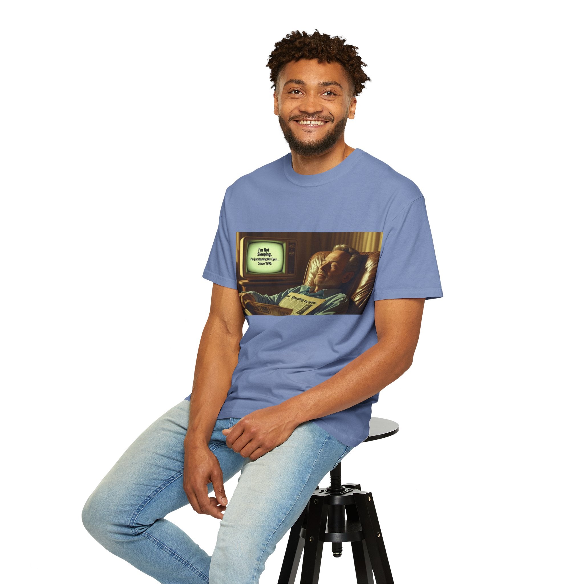 Vintage Humor Graphic Tee, Perfect for Relaxing, Gift for Couch Potatoes, Fun Statement T-Shirt, Father's Day, Casual Wear