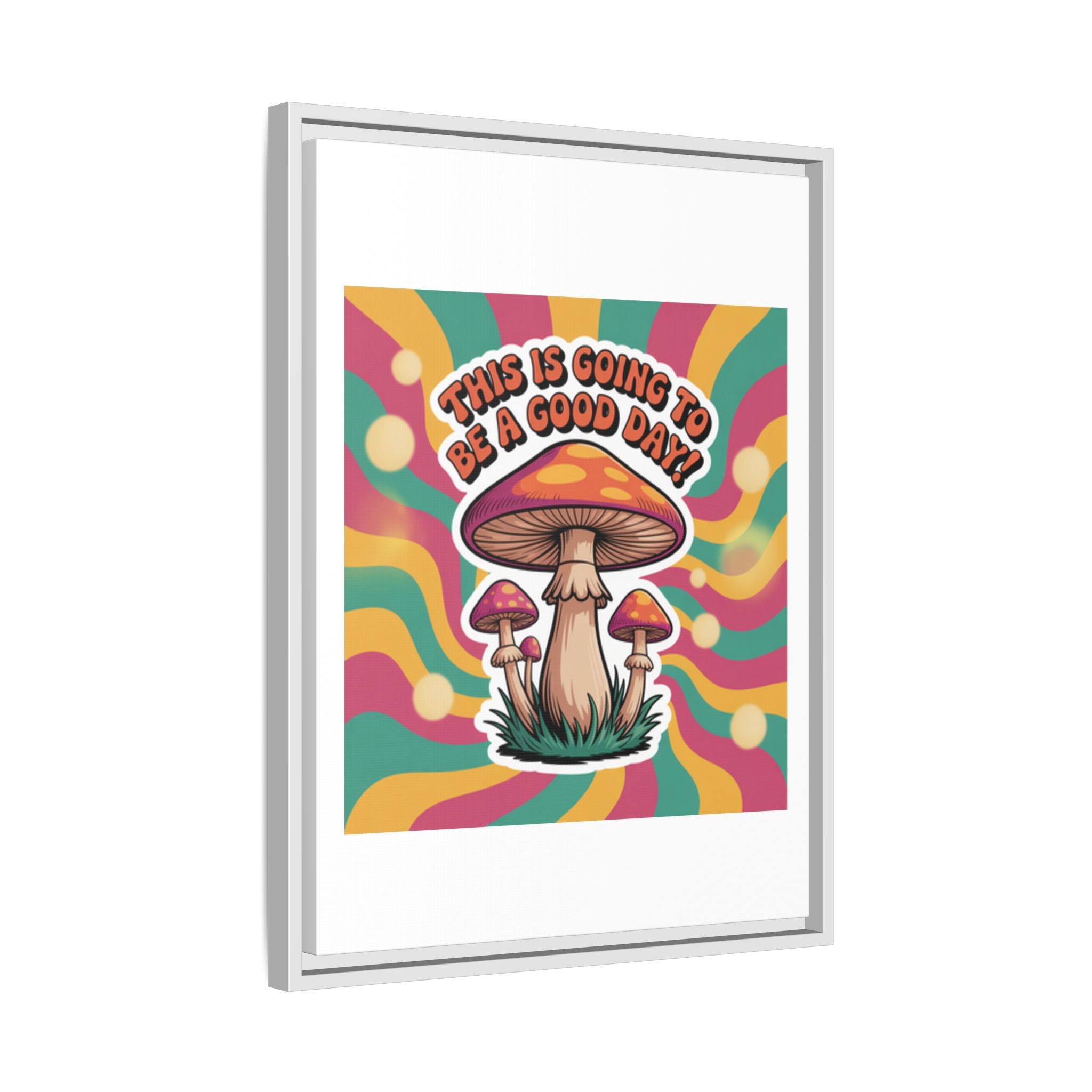Colorful Framed Canvas Art - "This Is Going To Be A Good Day!" - Positive Vibe Decor, Wall Art for Home, Gift for Friends, Happy Day [...]