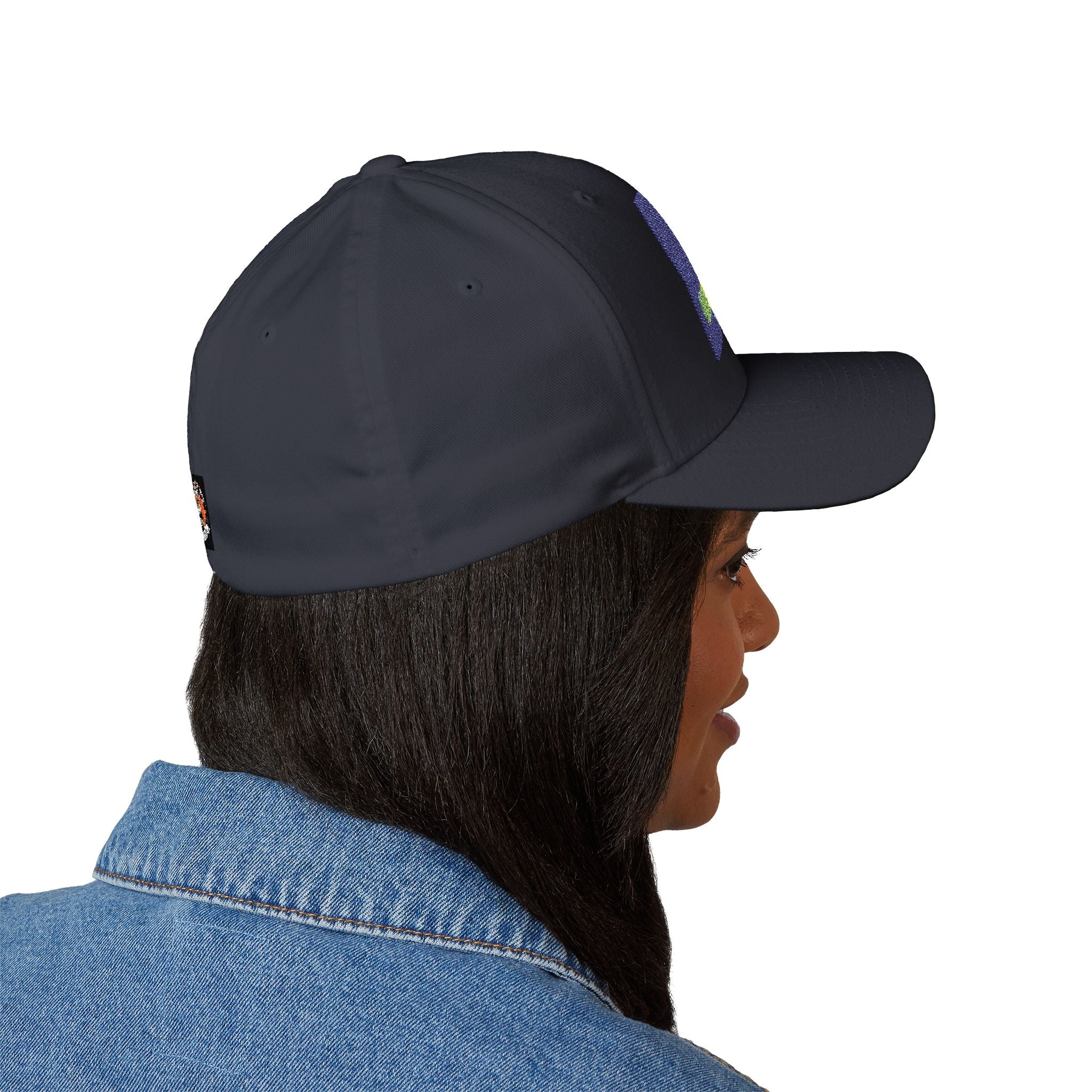 Embroidered Closed-Back Structured Cap - Trendy Apparel for Everyday Wear, Gifts for Him, Casual Style, Summer Accessory, Unique Design