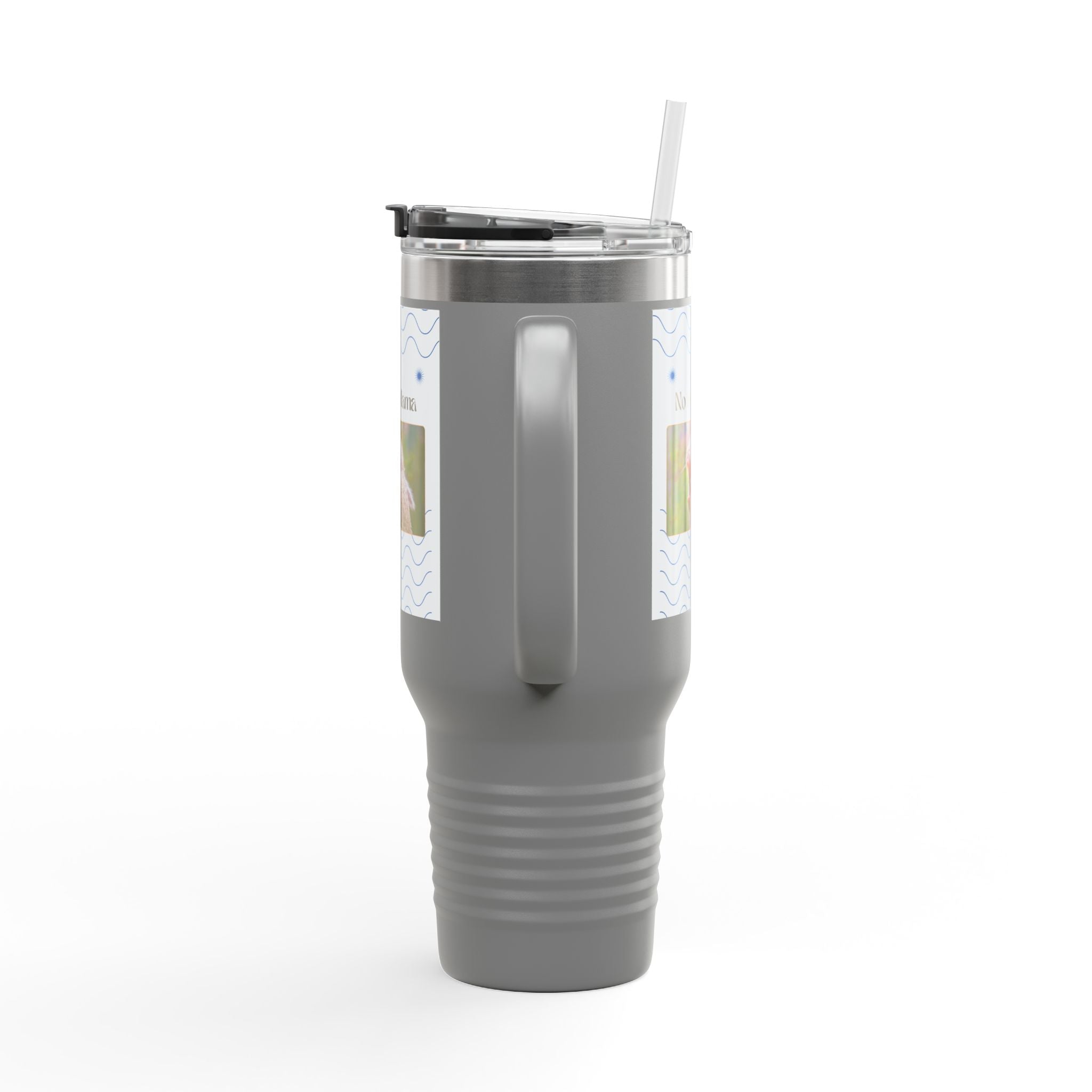 No Prob-Llama 40oz Travel Mug – Funny Llama Coffee Tumbler for Adults | Insulated, Spill-Proof, Adventure-Ready Hydration Gift