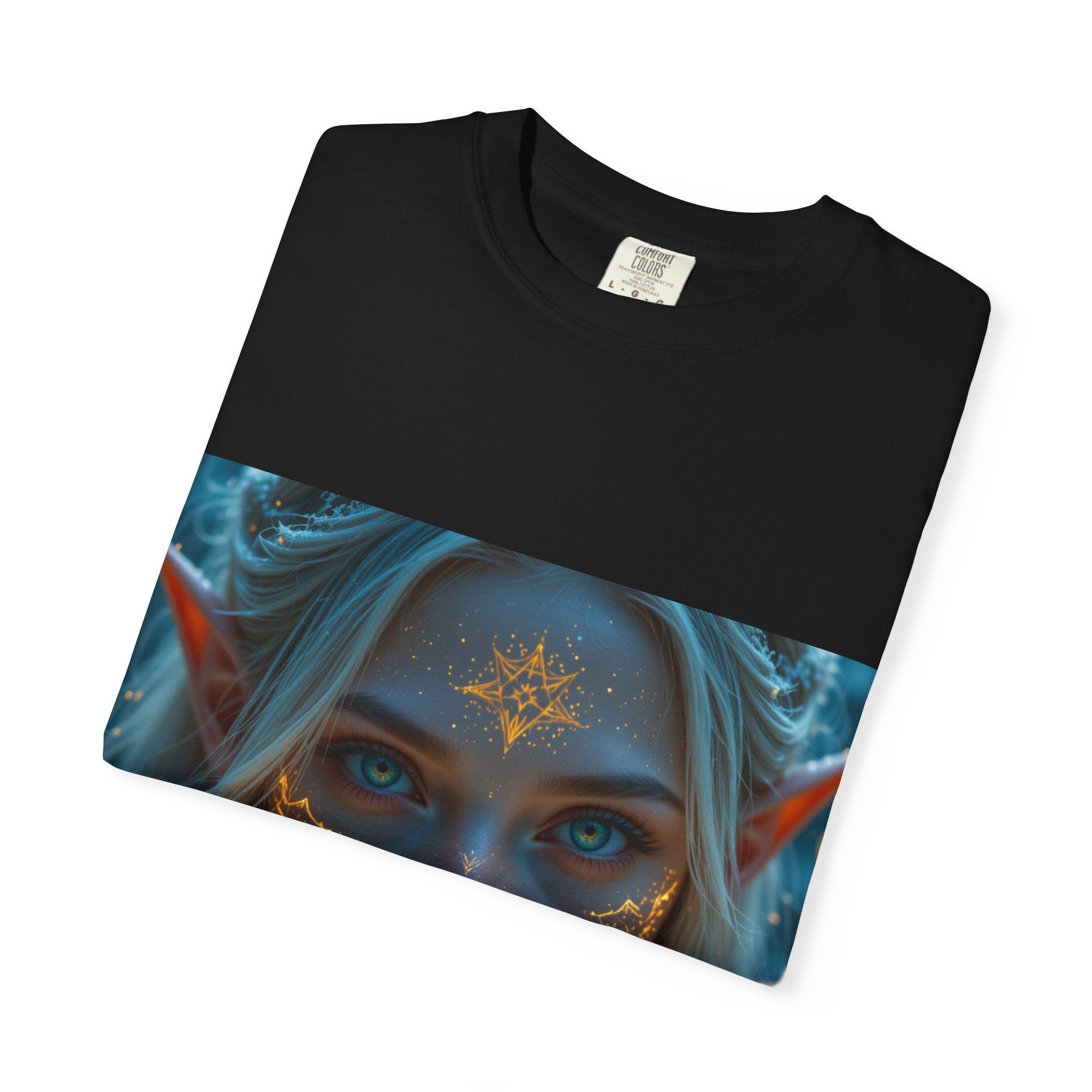Fantasy-Inspired Elf Princess Unisex T-Shirt, Boho Style Tee for Art Lovers, Gift for Creatives, Dreamy Aesthetic Shirt, Unique Fan Merchandise