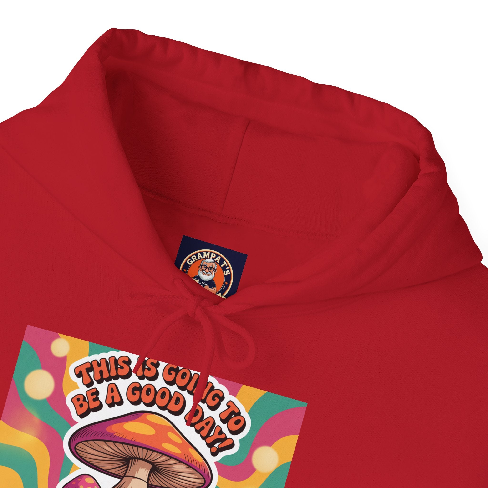 Groovy Mushroom Hoodie - Psychedelic Sweatshirt for Festivals, Cozy Gift for Nature Lovers, Unisex Pull-over for Good Vibes