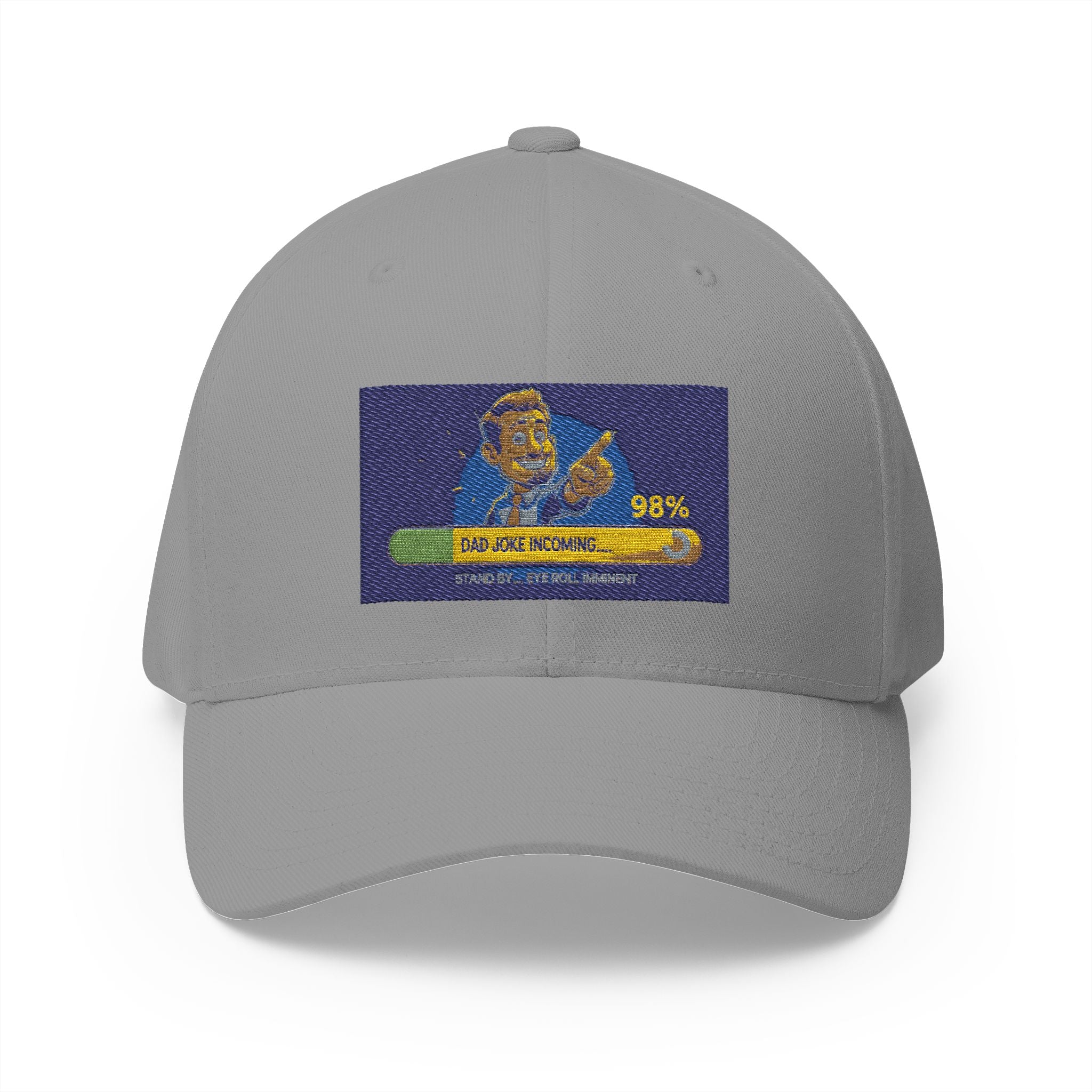 Embroidered Closed-Back Structured Cap - Trendy Apparel for Everyday Wear, Gifts for Him, Casual Style, Summer Accessory, Unique Design