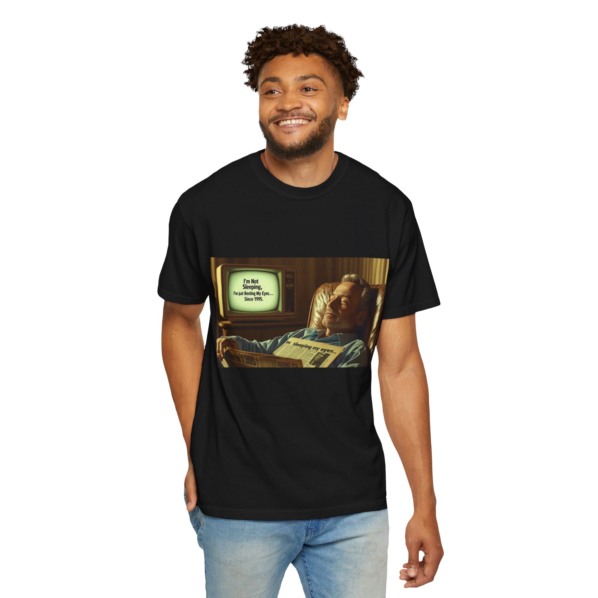 Vintage Humor Graphic Tee, Perfect for Relaxing, Gift for Couch Potatoes, Fun Statement T-Shirt, Father's Day, Casual Wear