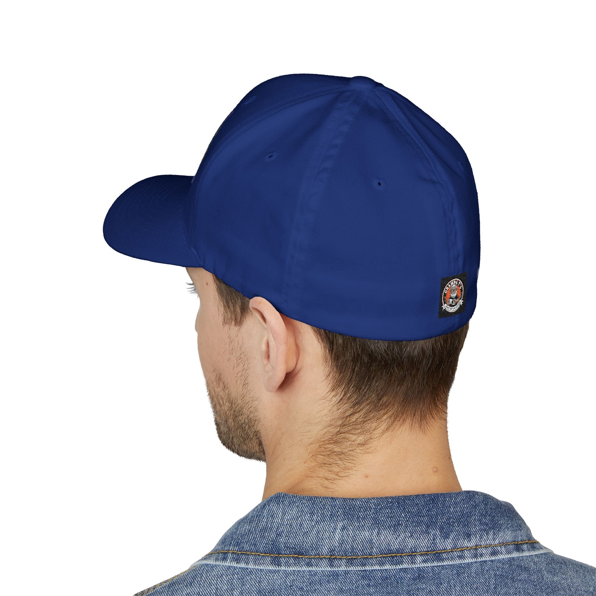 Embroidered Closed-Back Structured Cap - Trendy Apparel for Everyday Wear, Gifts for Him, Casual Style, Summer Accessory, Unique Design