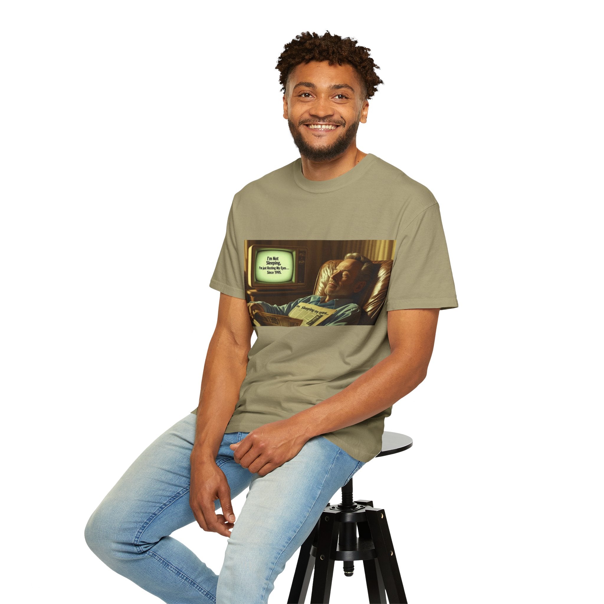 Vintage Humor Graphic Tee, Perfect for Relaxing, Gift for Couch Potatoes, Fun Statement T-Shirt, Father's Day, Casual Wear