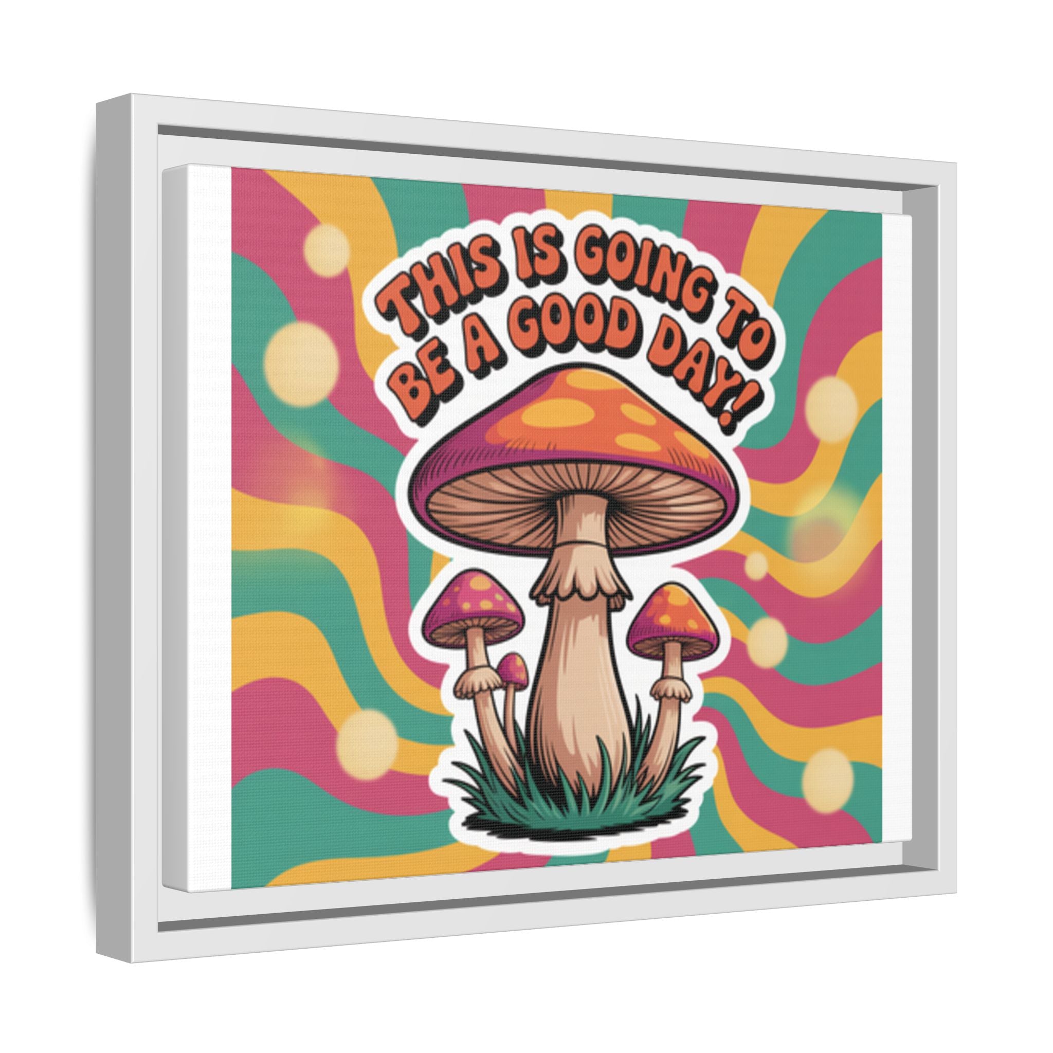 Colorful Framed Canvas Art - "This Is Going To Be A Good Day!" - Positive Vibe Decor, Wall Art for Home, Gift for Friends, Happy Day [...]