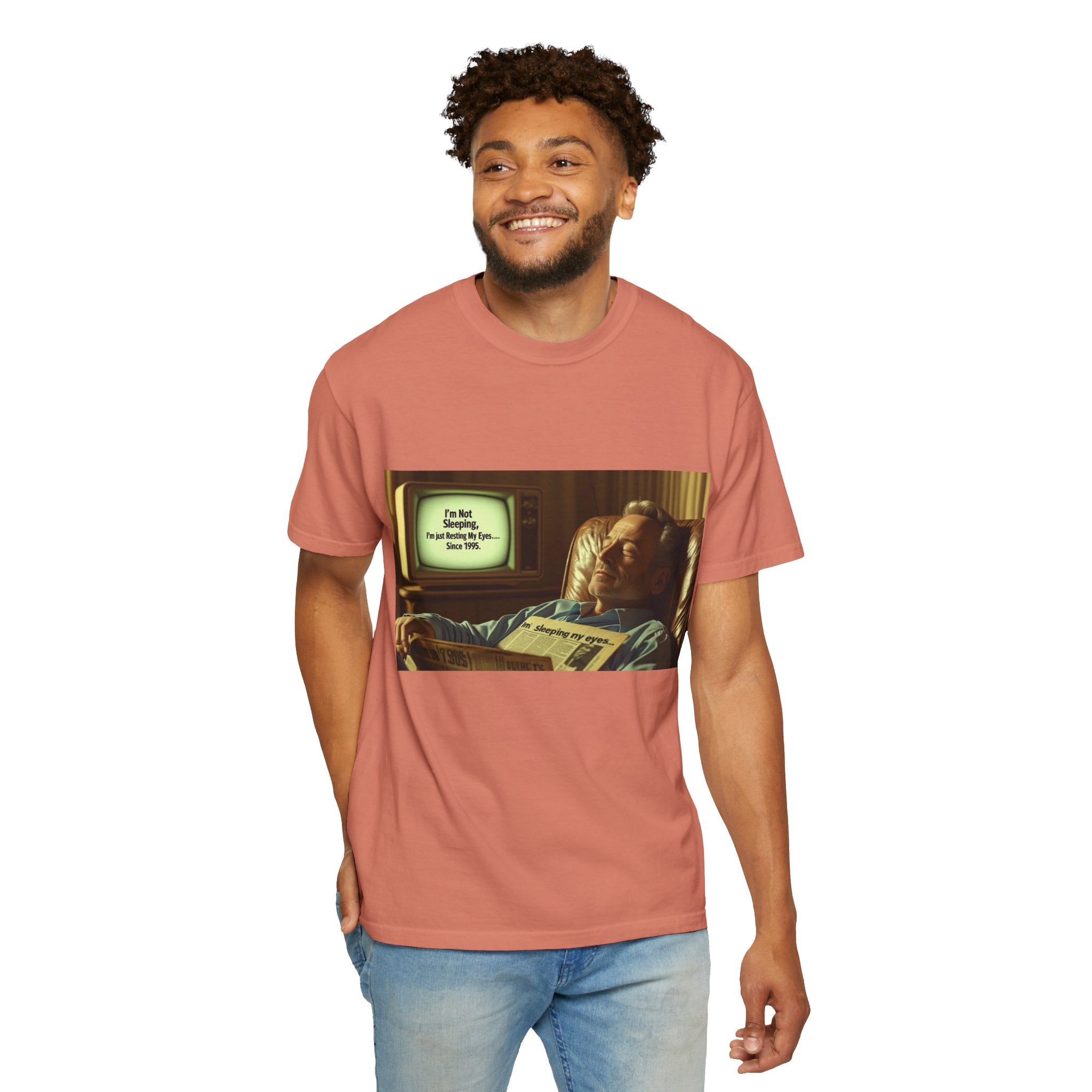 Vintage Humor Graphic Tee, Perfect for Relaxing, Gift for Couch Potatoes, Fun Statement T-Shirt, Father's Day, Casual Wear