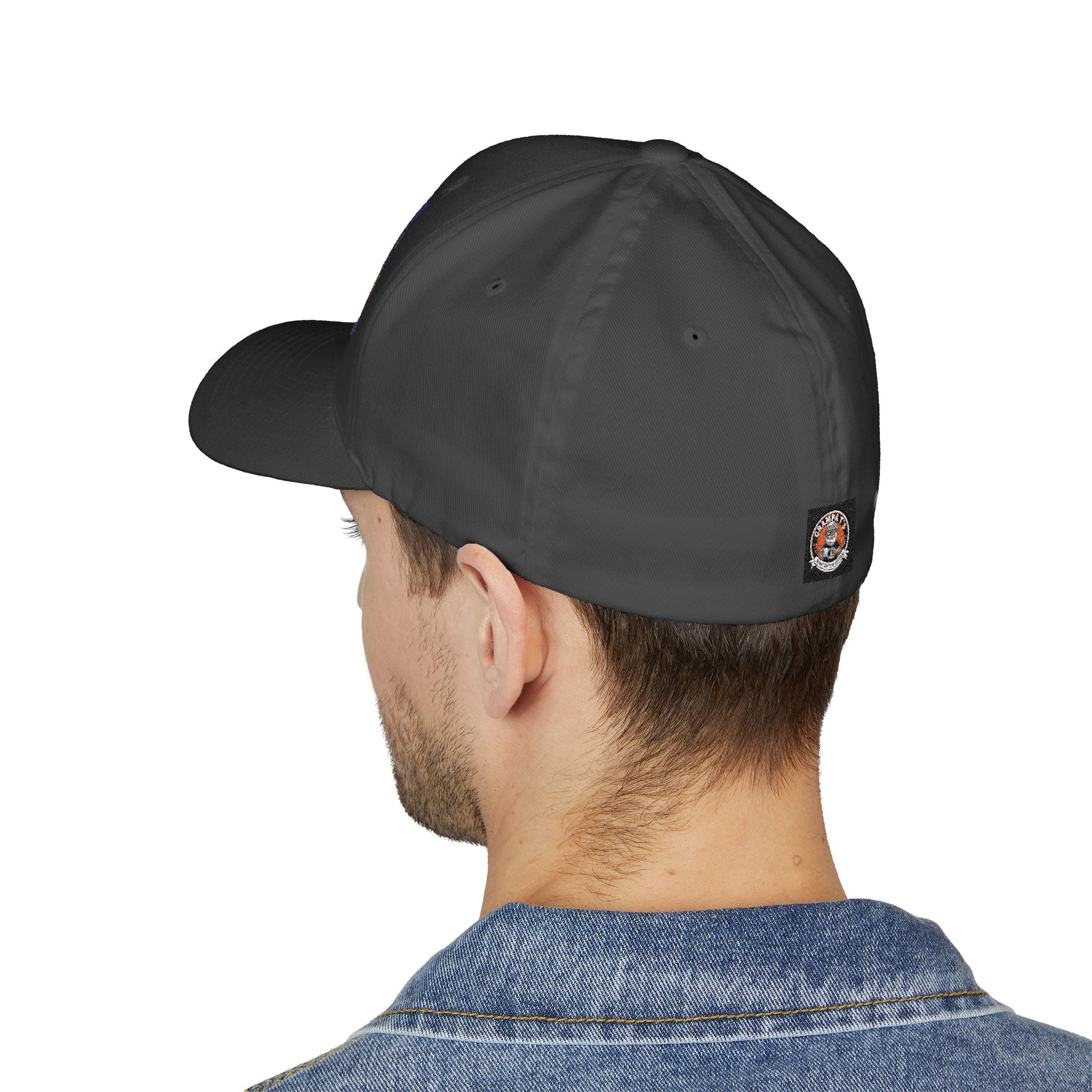 Embroidered Closed-Back Structured Cap - Trendy Apparel for Everyday Wear, Gifts for Him, Casual Style, Summer Accessory, Unique Design