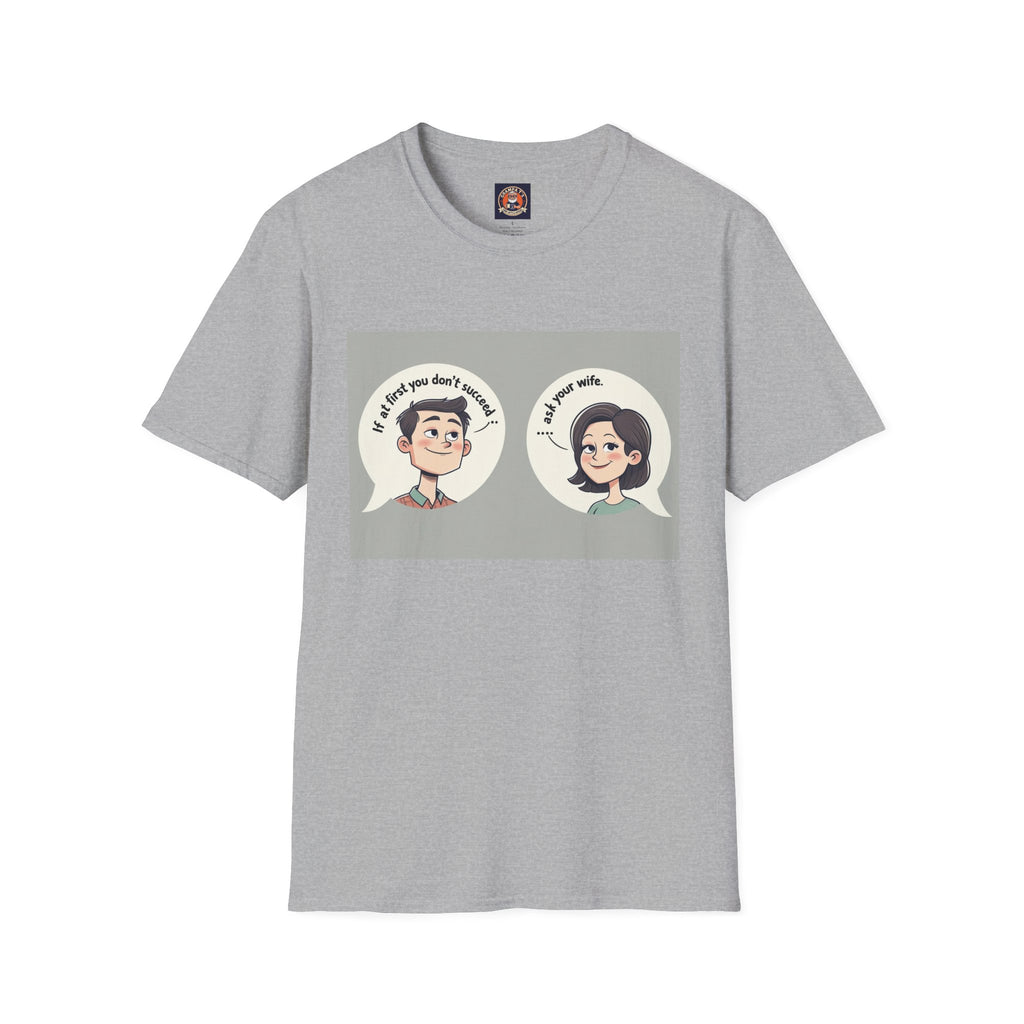 Playful Conversation T-Shirt, Funny Graphic Tee, Unisex Humor Shirt, Casual Wear, Gift for Friends, Quirky Outfit
