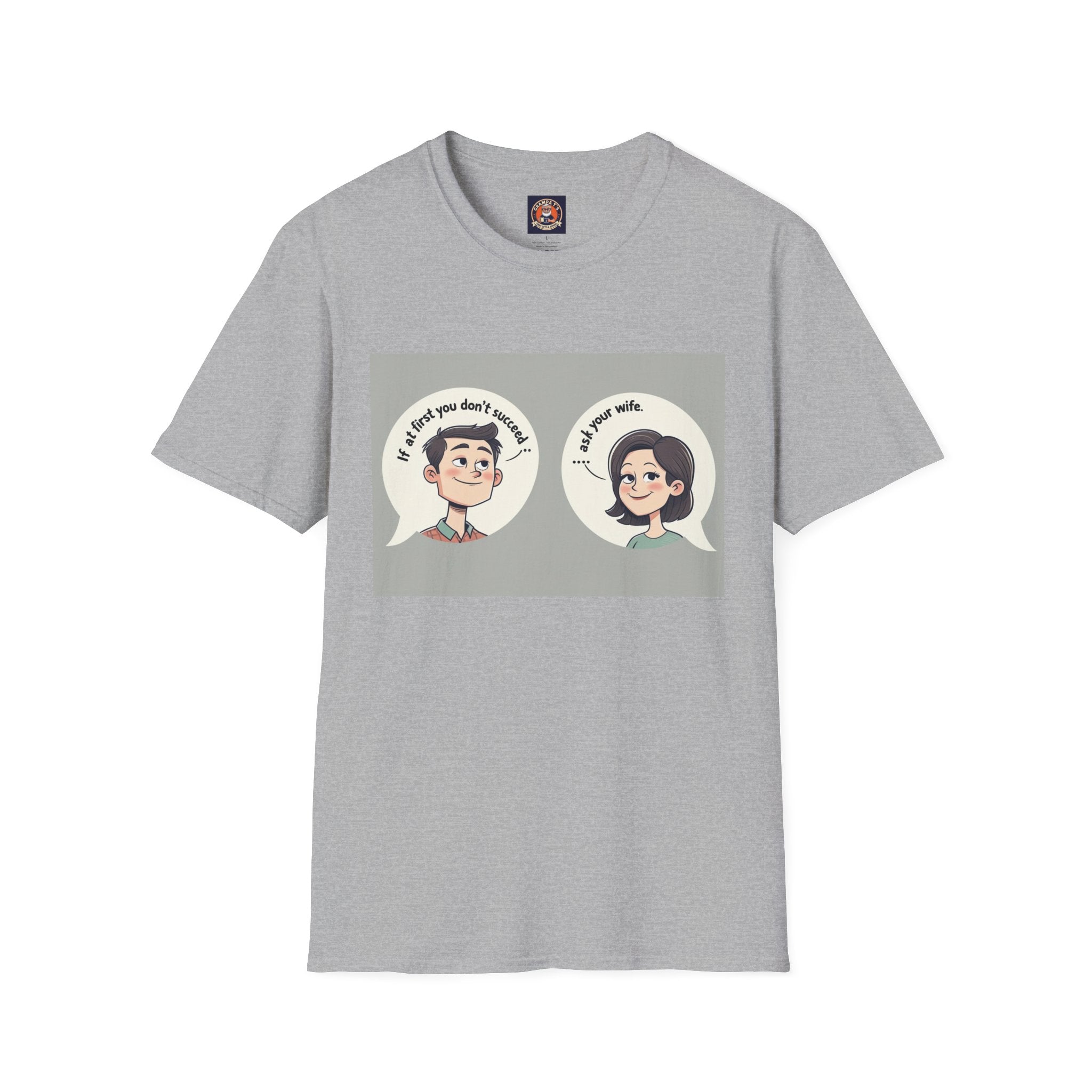 Playful Conversation T-Shirt, Funny Graphic Tee, Unisex Humor Shirt, Casual Wear, Gift for Friends, Quirky Outfit