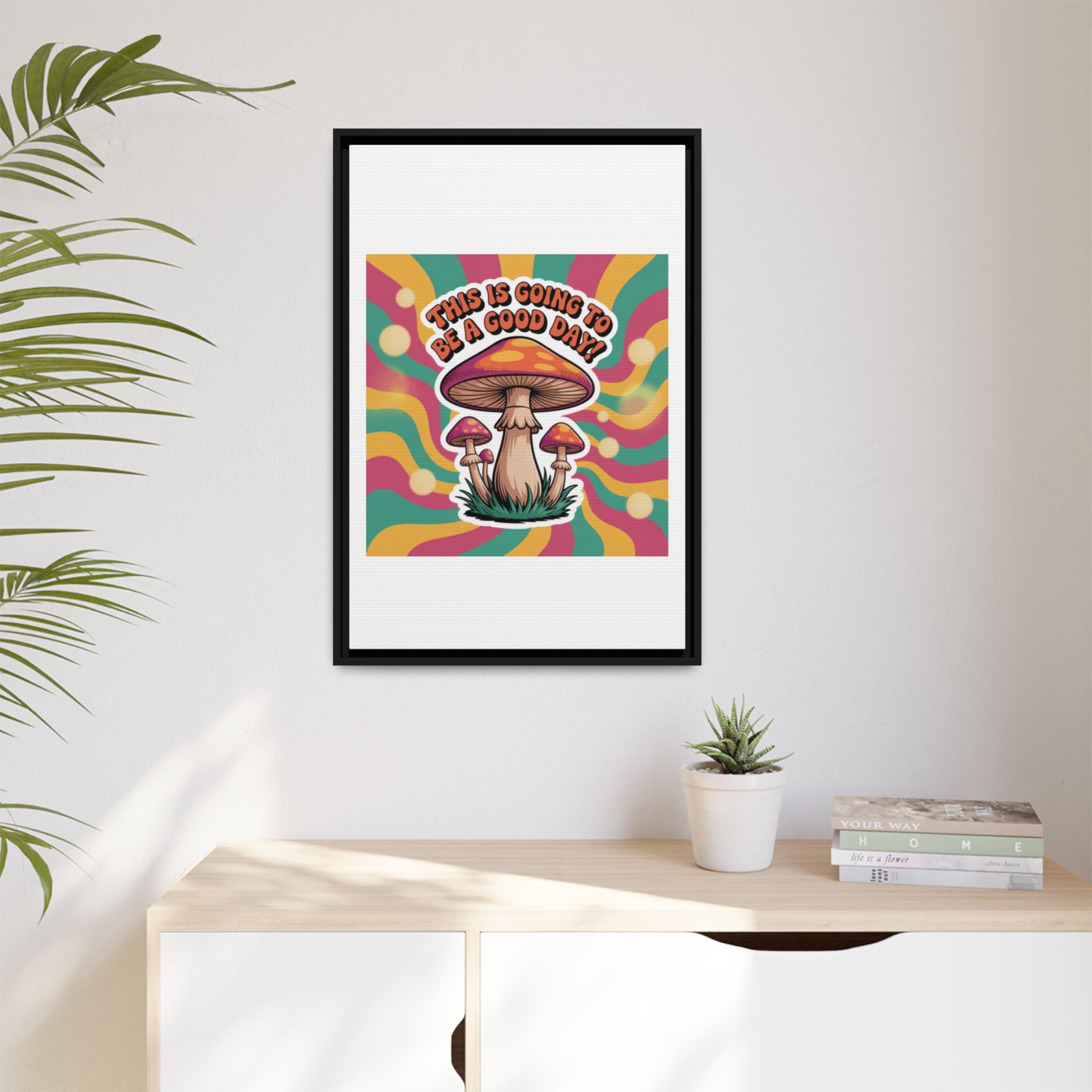 Colorful Framed Canvas Art - "This Is Going To Be A Good Day!" - Positive Vibe Decor, Wall Art for Home, Gift for Friends, Happy Day [...]