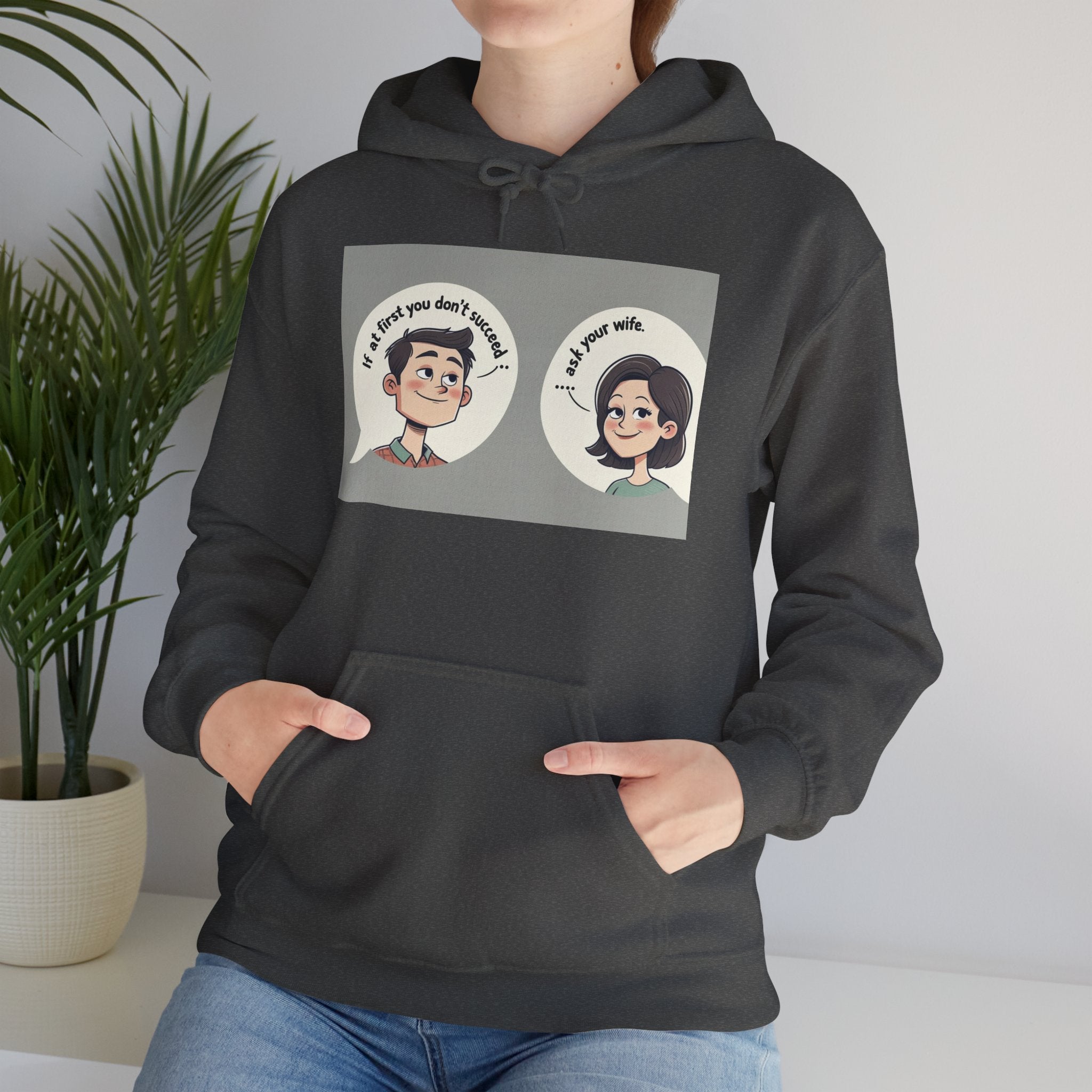 Whimsical Conversation Hoodie - Fun Sweatshirt for Friends, Cozy Gift, Casual Wear, Graphic Pullover, Unisex Apparel
