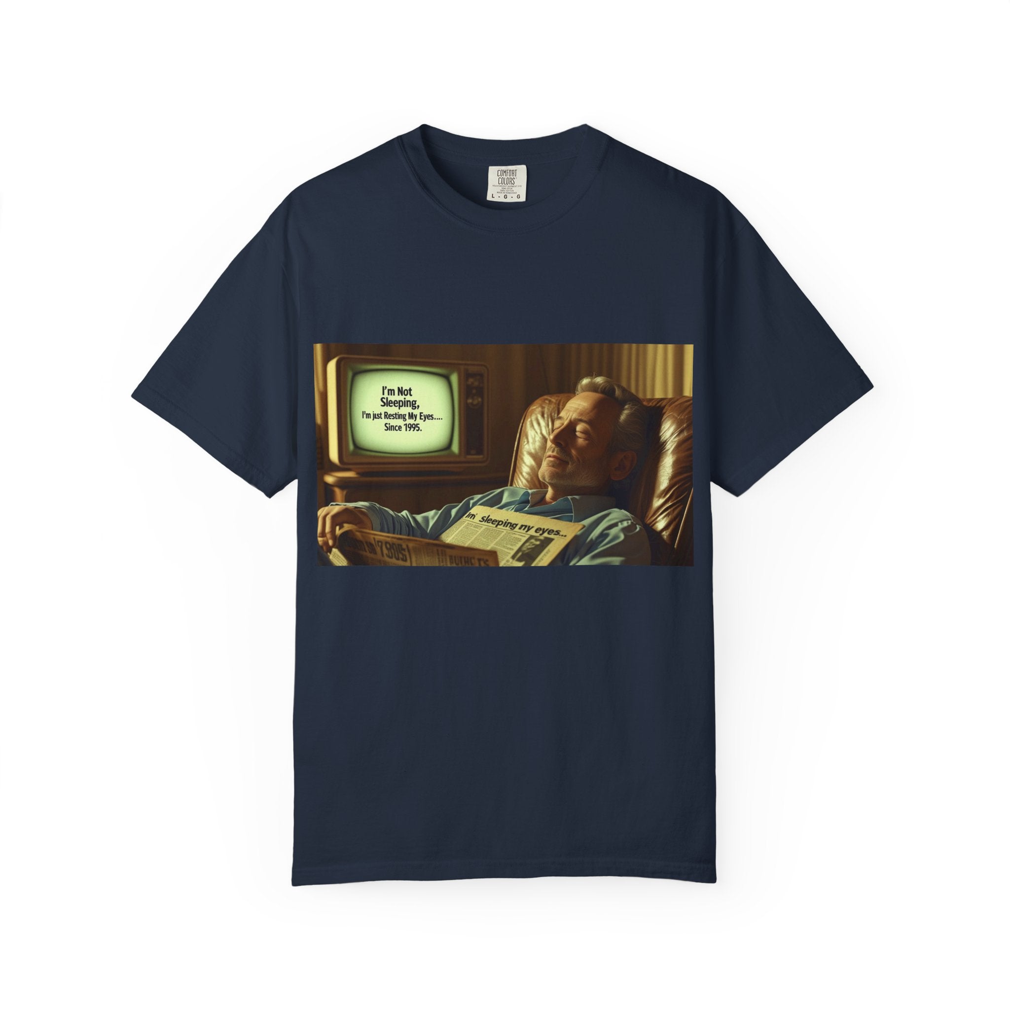 Vintage Humor Graphic Tee, Perfect for Relaxing, Gift for Couch Potatoes, Fun Statement T-Shirt, Father's Day, Casual Wear