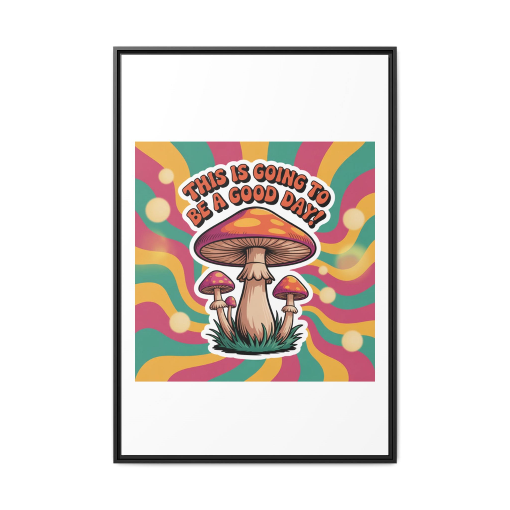 Colorful Framed Canvas Art - "This Is Going To Be A Good Day!" - Positive Vibe Decor, Wall Art for Home, Gift for Friends, Happy Day [...]