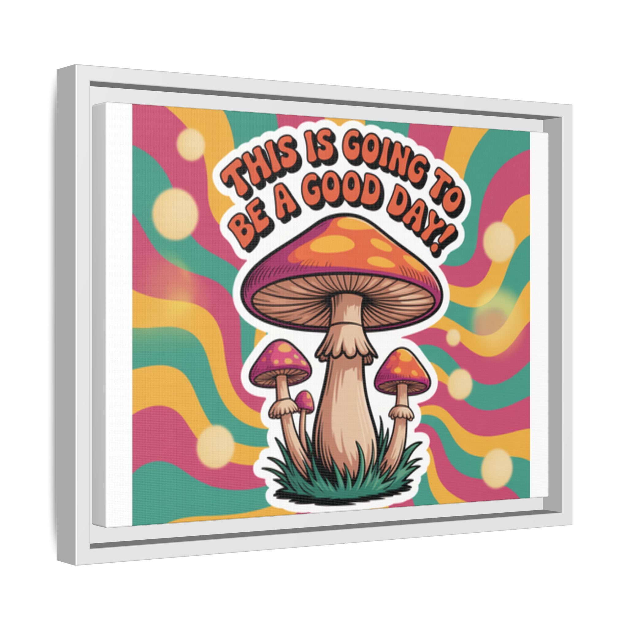 Colorful Framed Canvas Art - "This Is Going To Be A Good Day!" - Positive Vibe Decor, Wall Art for Home, Gift for Friends, Happy Day [...]
