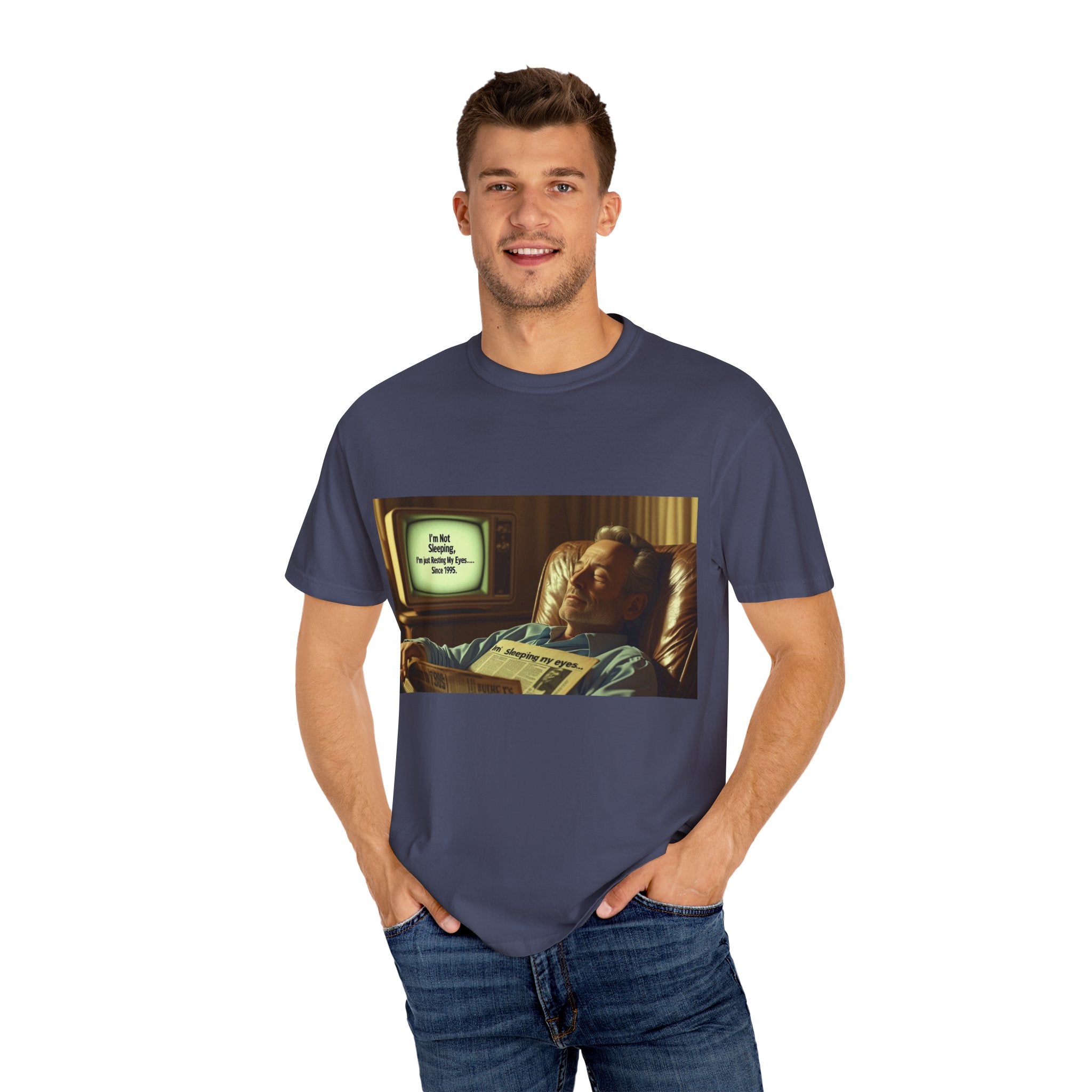 Vintage Humor Graphic Tee, Perfect for Relaxing, Gift for Couch Potatoes, Fun Statement T-Shirt, Father's Day, Casual Wear