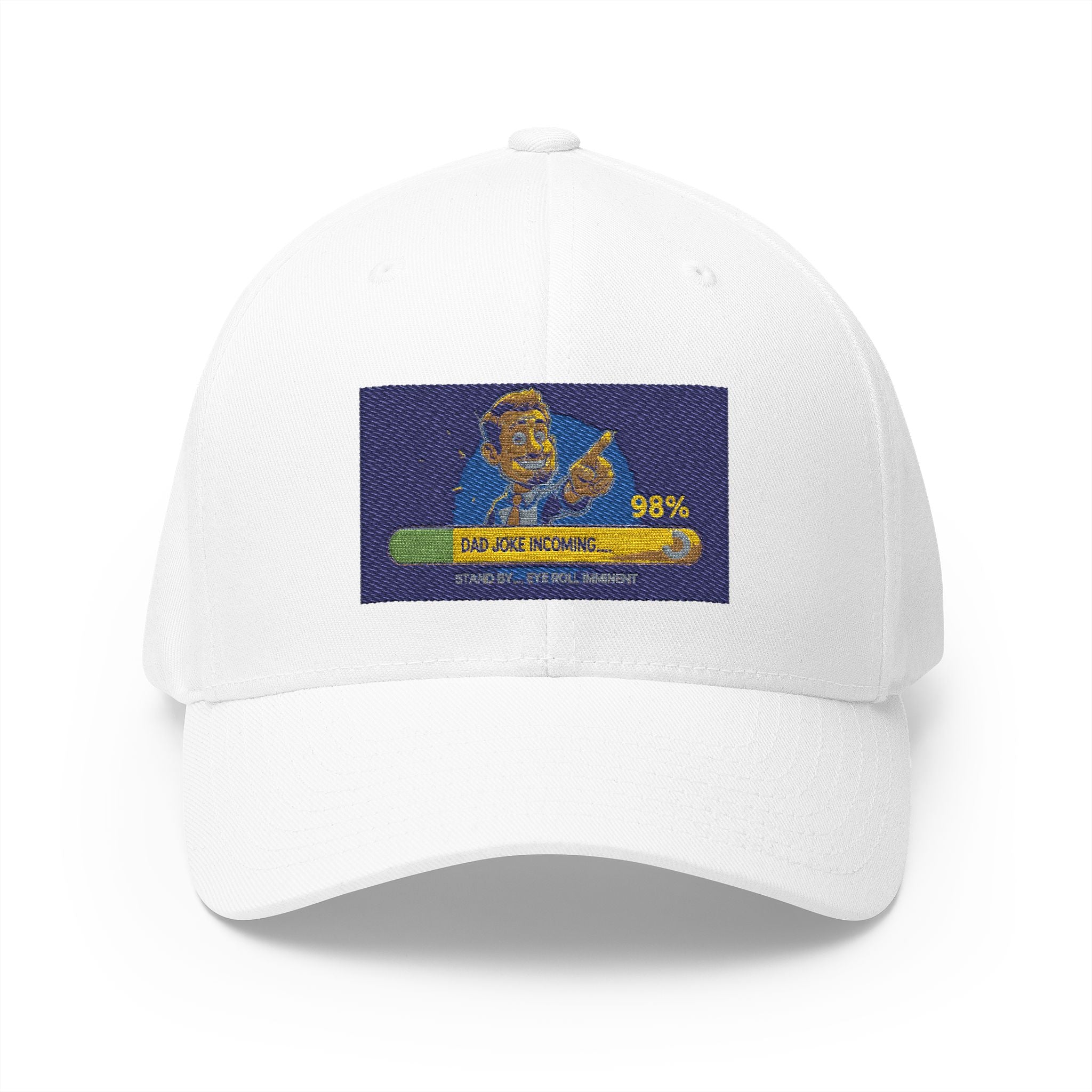 Embroidered Closed-Back Structured Cap - Trendy Apparel for Everyday Wear, Gifts for Him, Casual Style, Summer Accessory, Unique Design