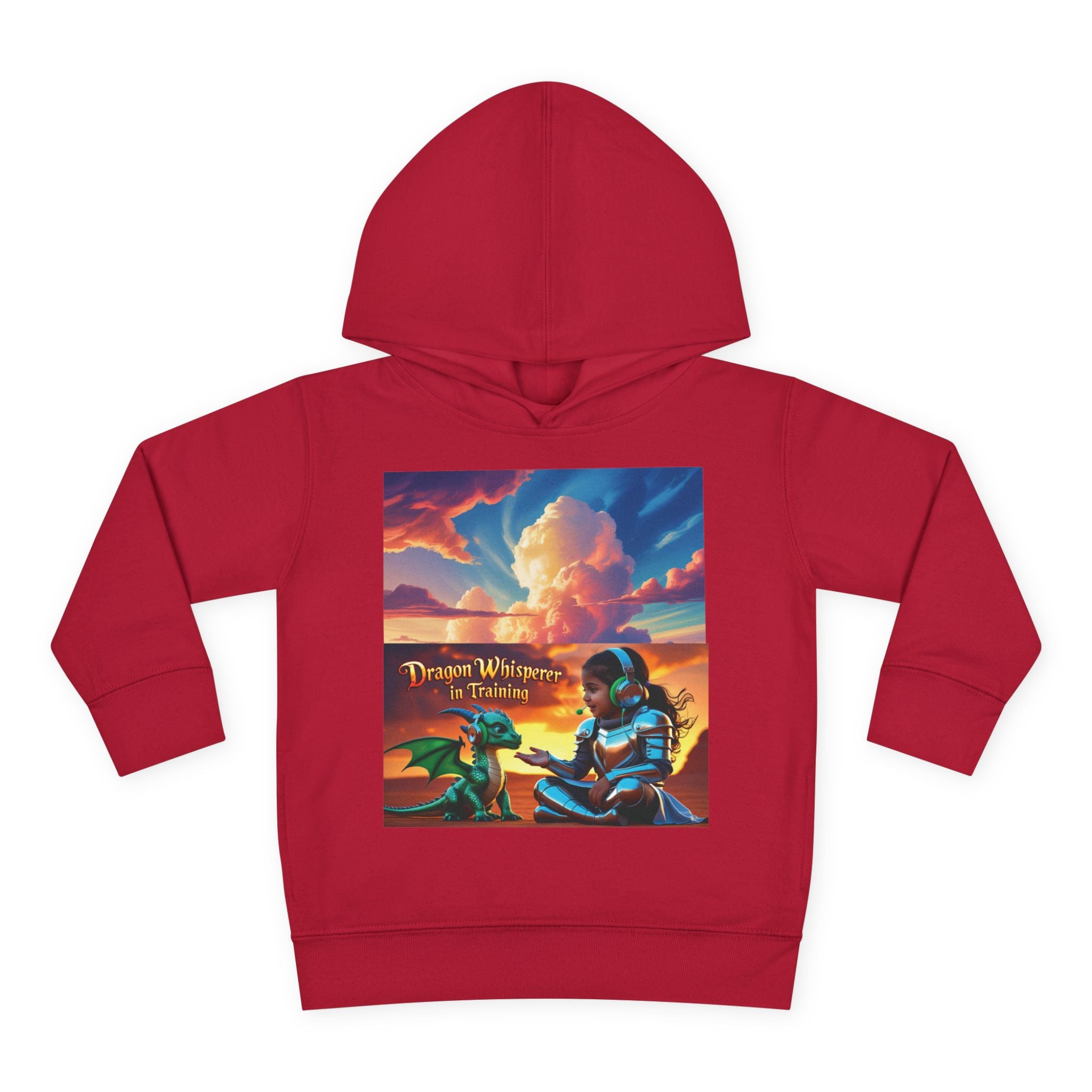 Grampa T’s Toddler Dragon Hoodie – “Dragon Whisperer in Training” Fleece | Cozy Fun Gift for Toddlers, Young Dreamers & Birthday Boys/Girls!