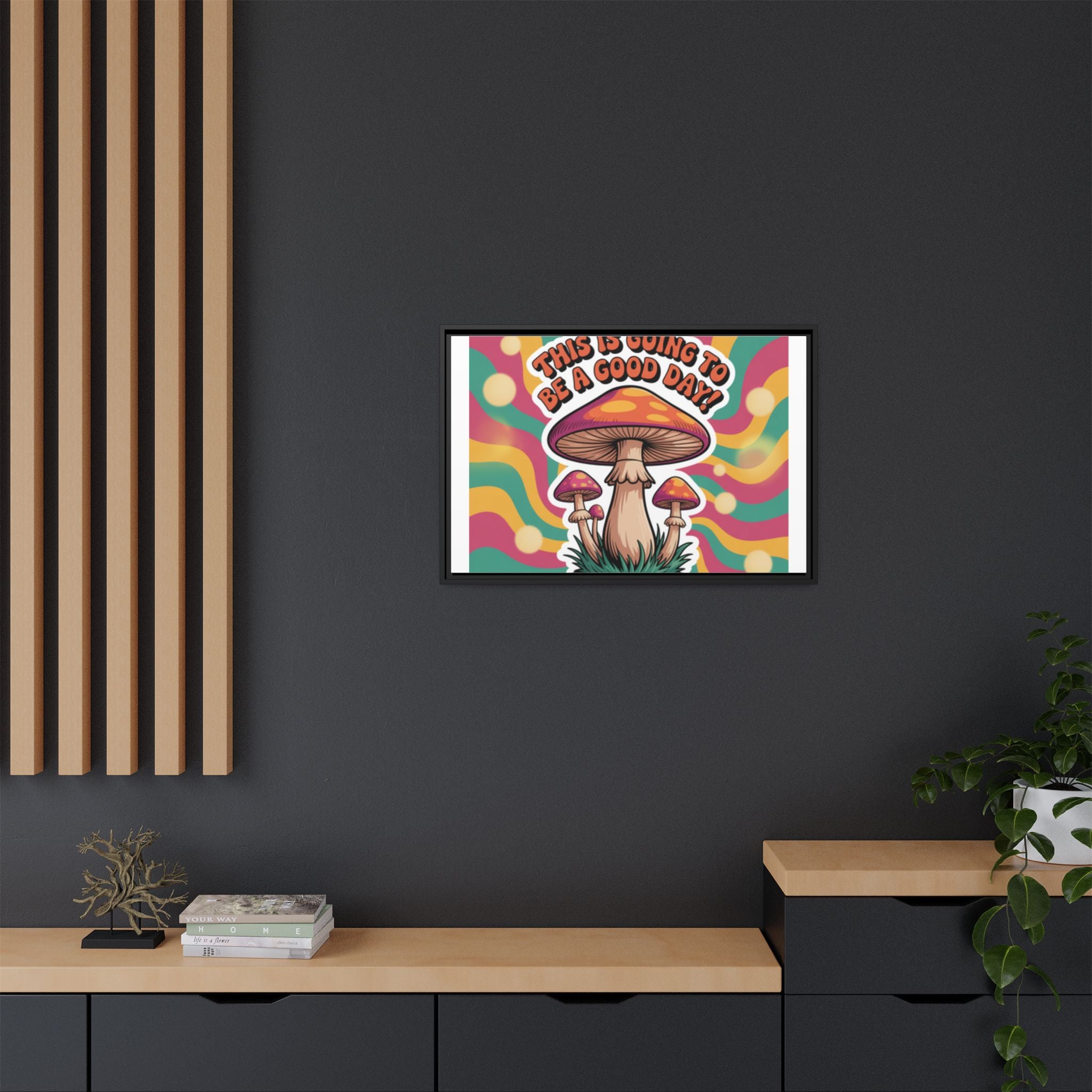 Colorful Framed Canvas Art - "This Is Going To Be A Good Day!" - Positive Vibe Decor, Wall Art for Home, Gift for Friends, Happy Day [...]