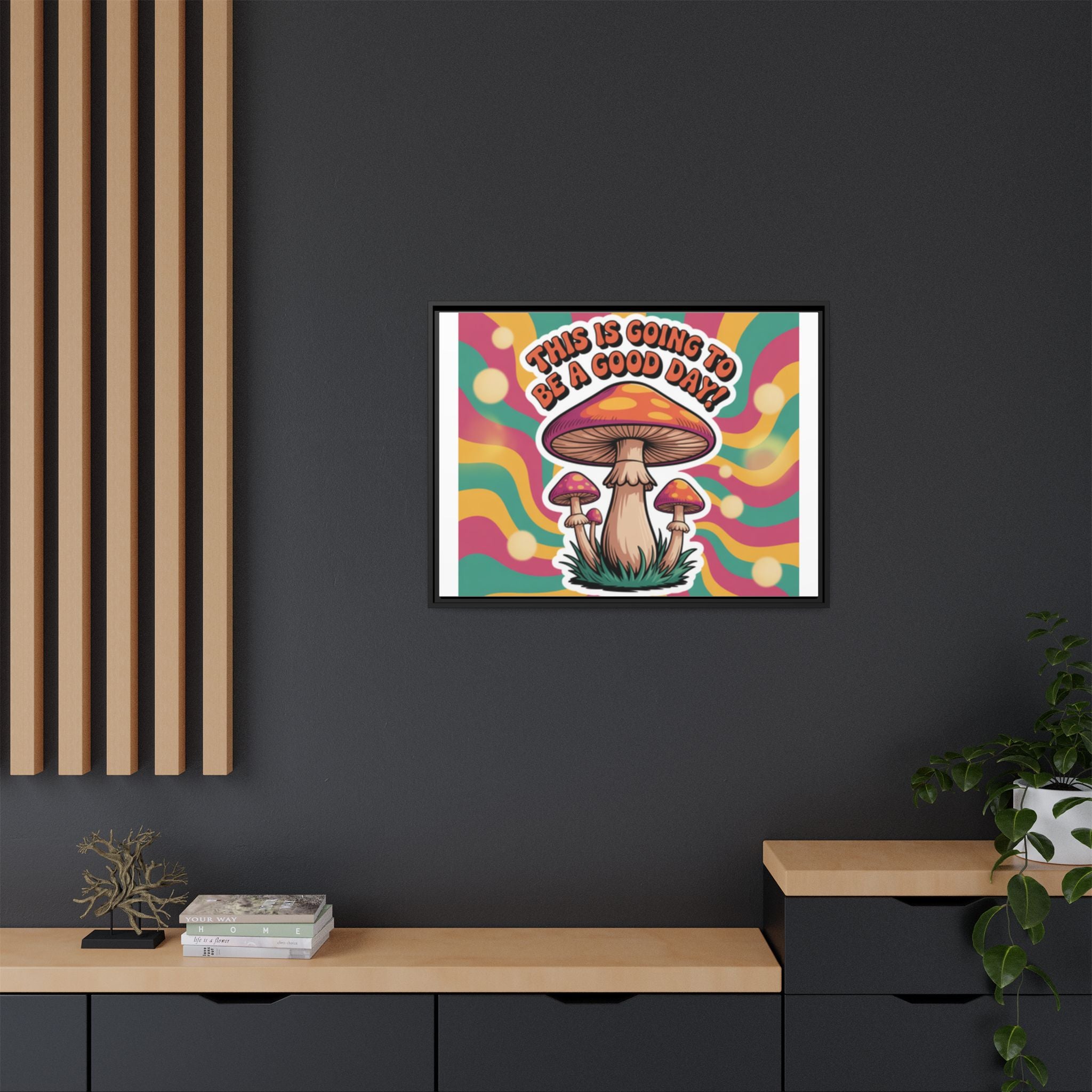 Colorful Framed Canvas Art - "This Is Going To Be A Good Day!" - Positive Vibe Decor, Wall Art for Home, Gift for Friends, Happy Day [...]
