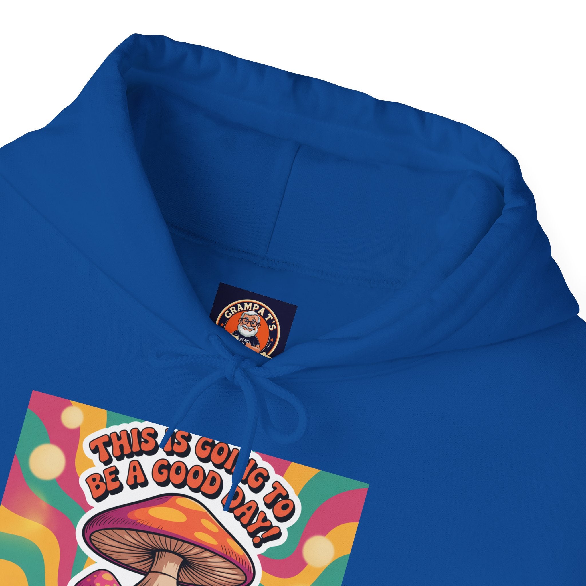 Groovy Mushroom Hoodie - Psychedelic Sweatshirt for Festivals, Cozy Gift for Nature Lovers, Unisex Pull-over for Good Vibes