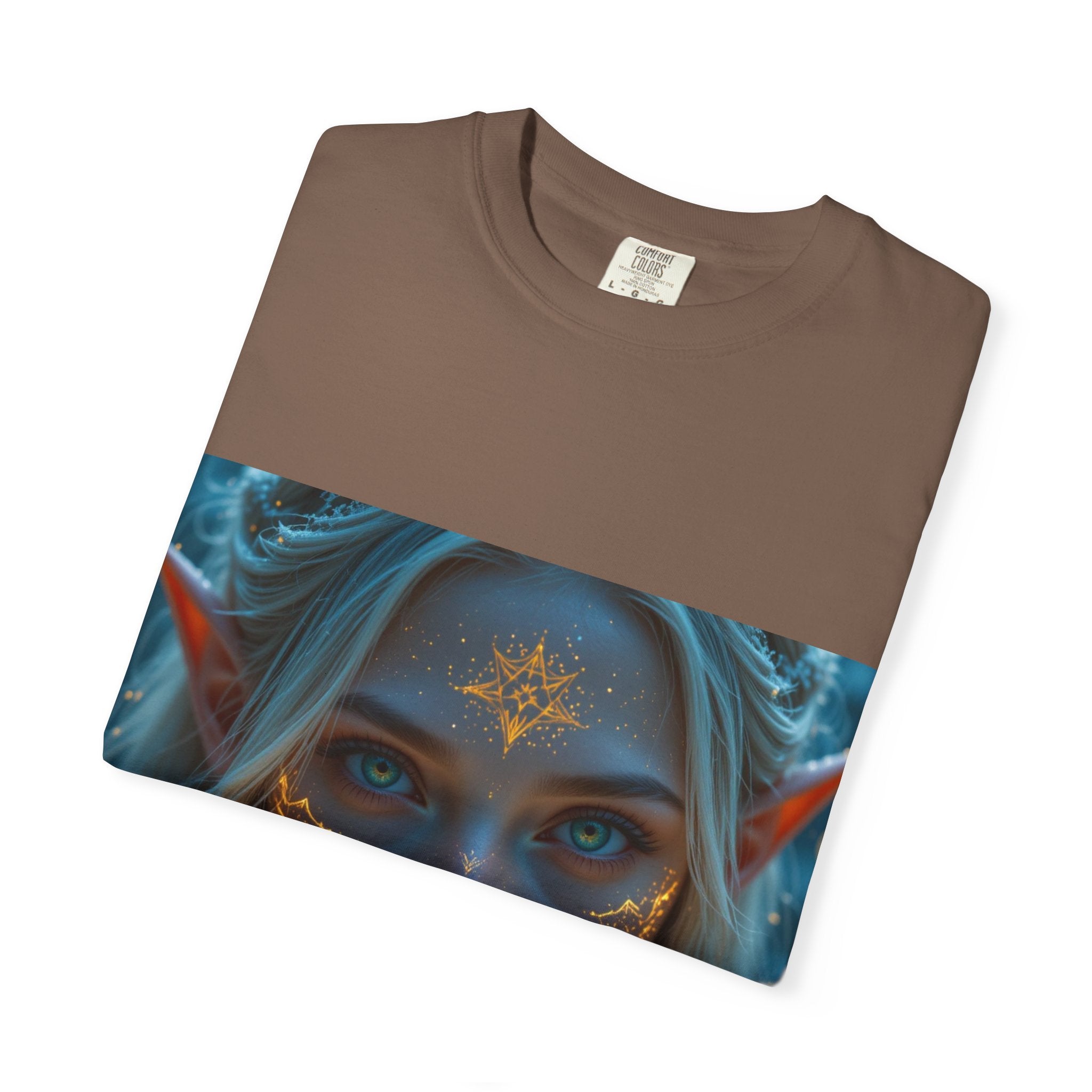 Fantasy-Inspired Elf Princess Unisex T-Shirt, Boho Style Tee for Art Lovers, Gift for Creatives, Dreamy Aesthetic Shirt, Unique Fan Merchandise