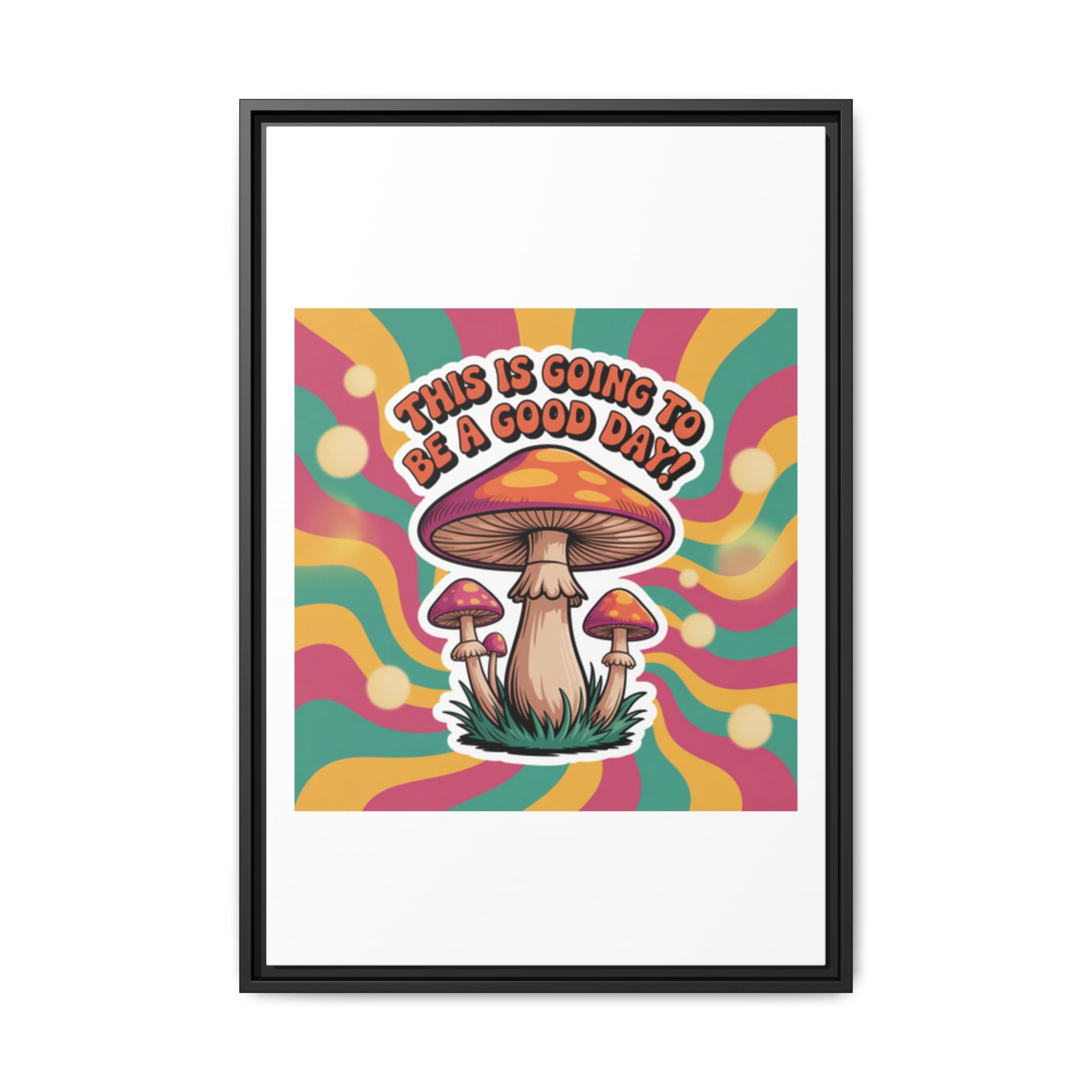 Colorful Framed Canvas Art - "This Is Going To Be A Good Day!" - Positive Vibe Decor, Wall Art for Home, Gift for Friends, Happy Day [...]