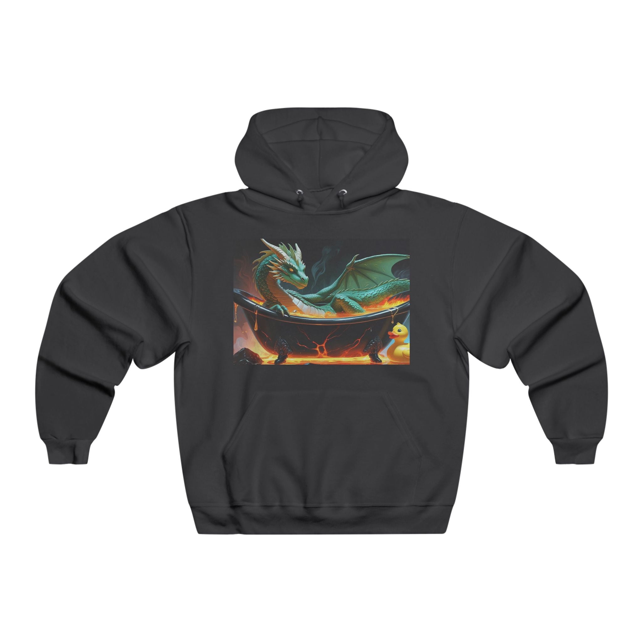 Men's Fun Dragon Graphic Hoodie, Fantasy Sweatshirt for Gamers, Cozy Gift for Birthdays, Casual Style, Comfortable Layering