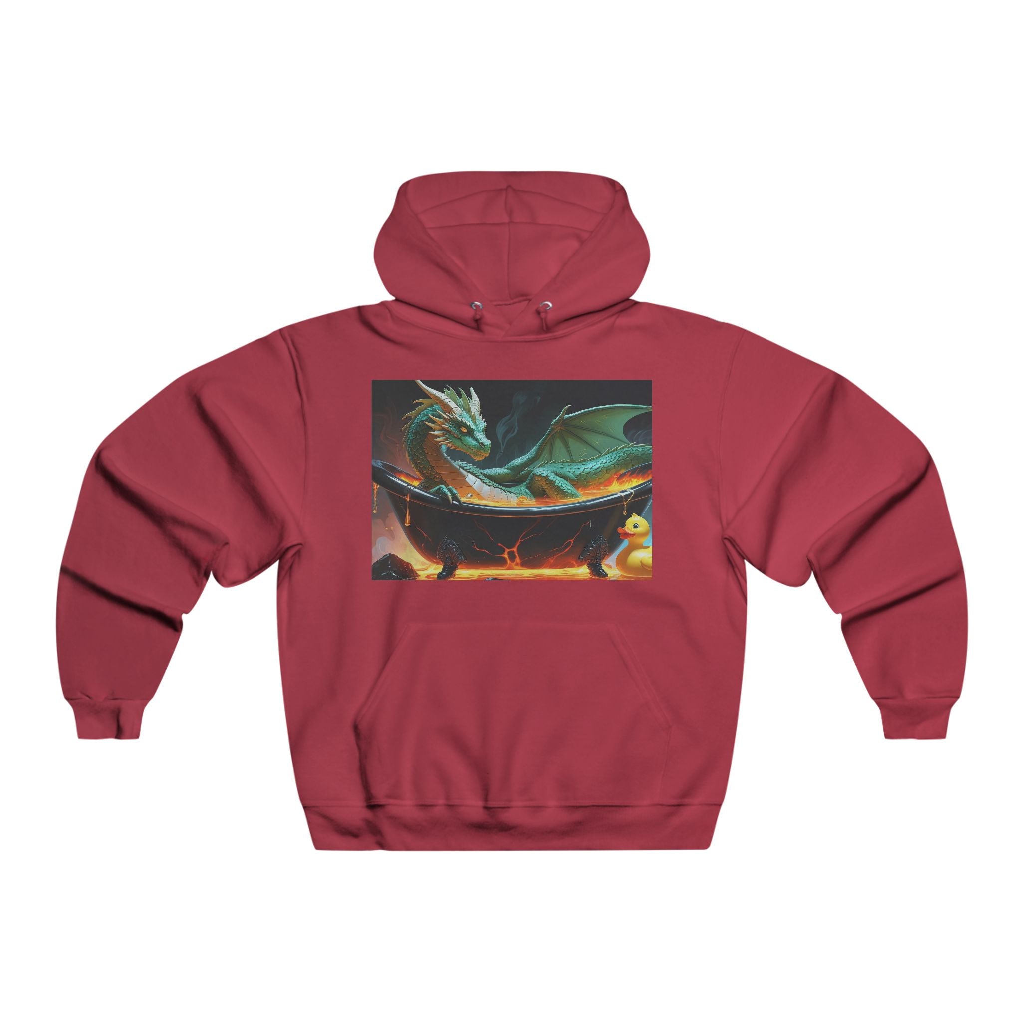 Men's Fun Dragon Graphic Hoodie, Fantasy Sweatshirt for Gamers, Cozy Gift for Birthdays, Casual Style, Comfortable Layering