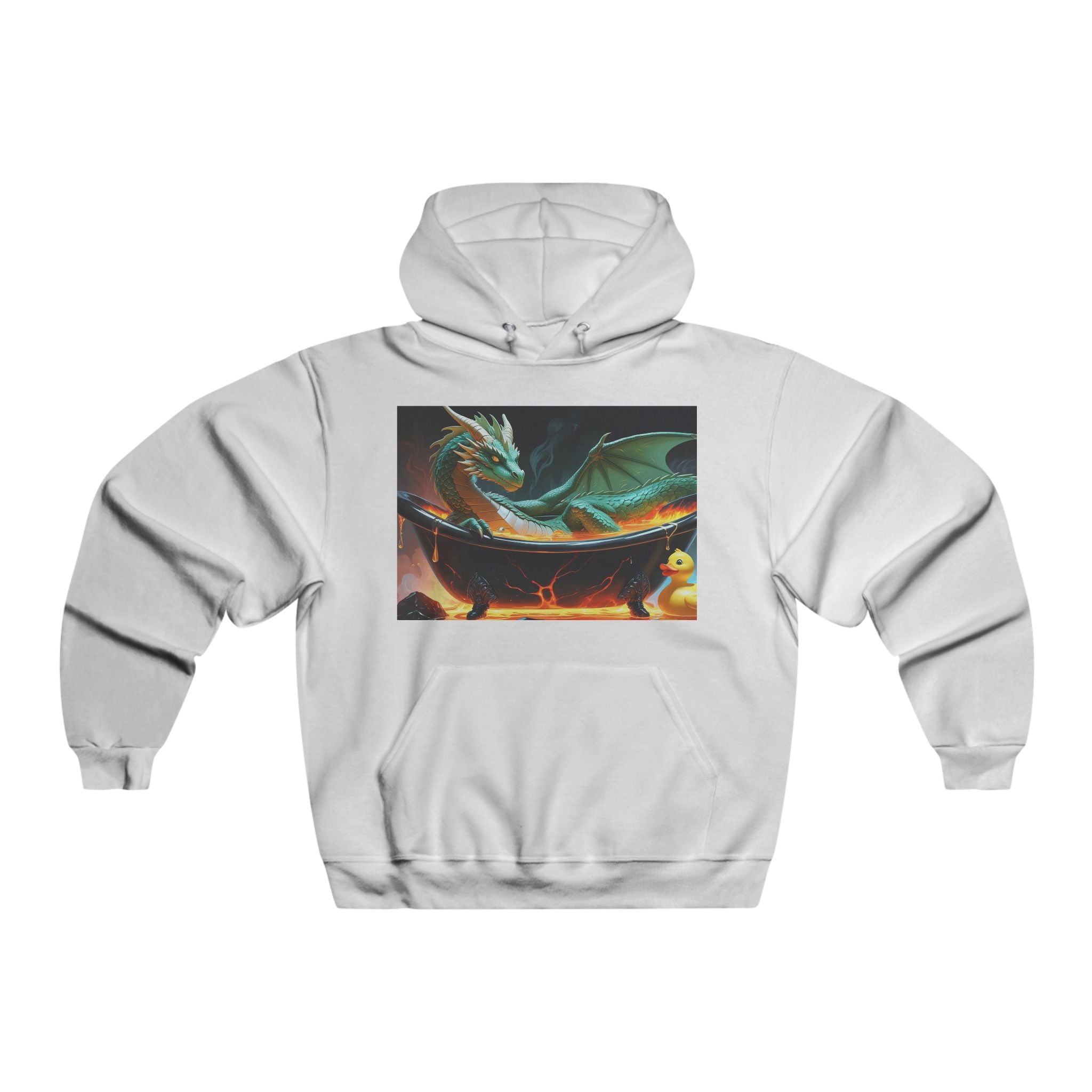 Men's Fun Dragon Graphic Hoodie, Fantasy Sweatshirt for Gamers, Cozy Gift for Birthdays, Casual Style, Comfortable Layering