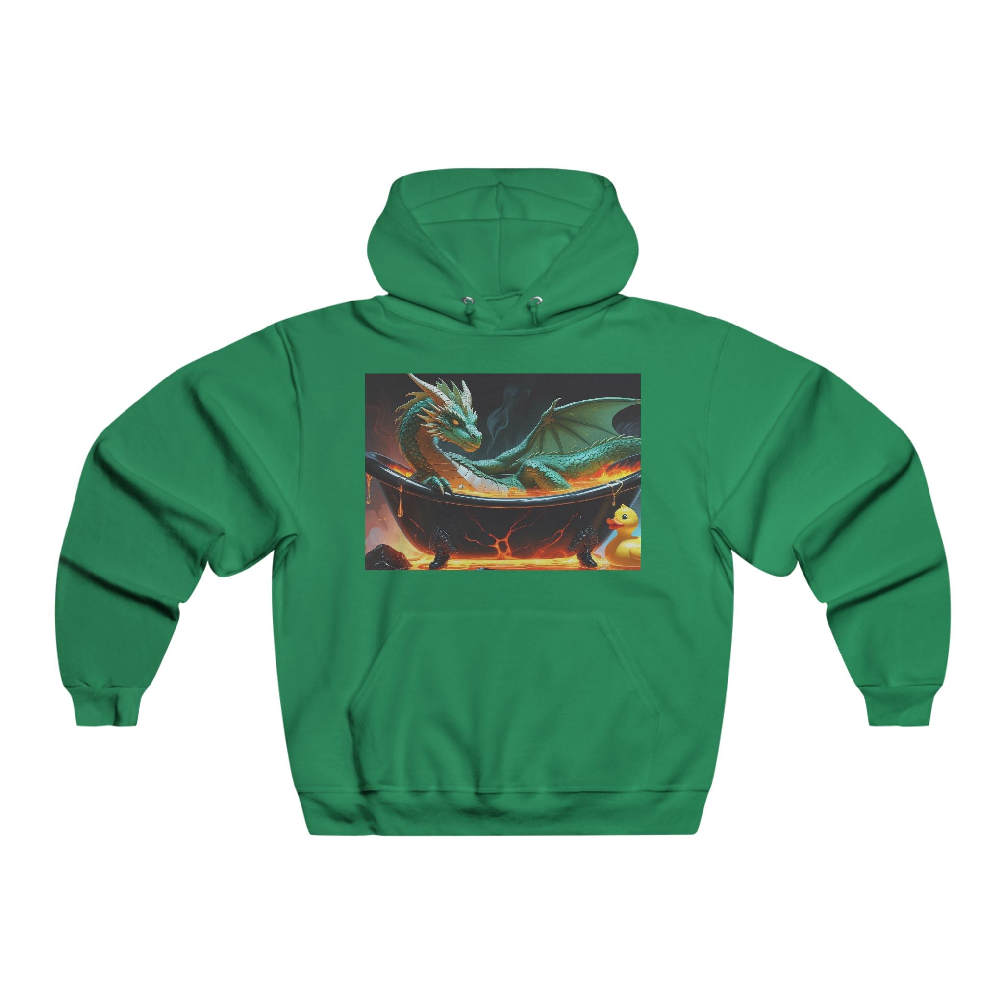 Men's Fun Dragon Graphic Hoodie, Fantasy Sweatshirt for Gamers, Cozy Gift for Birthdays, Casual Style, Comfortable Layering