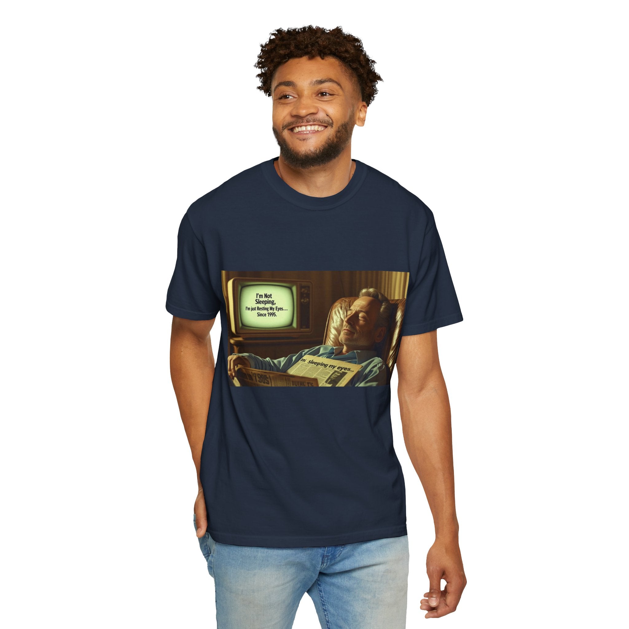 Vintage Humor Graphic Tee, Perfect for Relaxing, Gift for Couch Potatoes, Fun Statement T-Shirt, Father's Day, Casual Wear