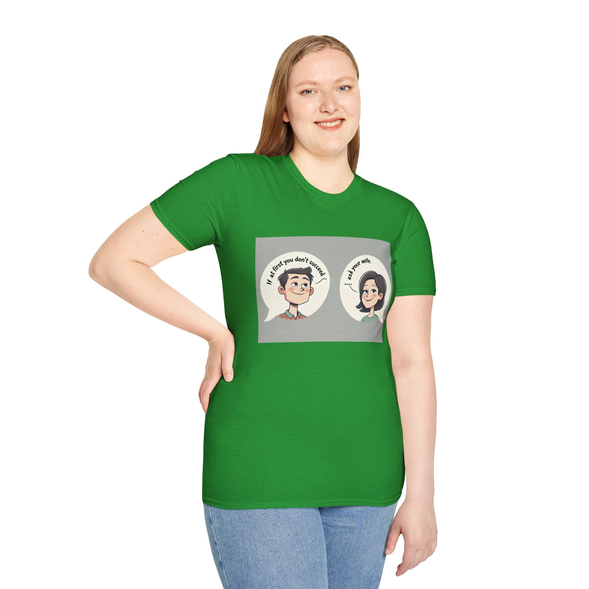 Playful Conversation T-Shirt, Funny Graphic Tee, Unisex Humor Shirt, Casual Wear, Gift for Friends, Quirky Outfit