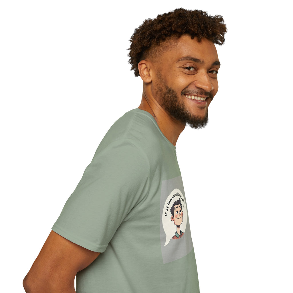 Playful Conversation T-Shirt, Funny Graphic Tee, Unisex Humor Shirt, Casual Wear, Gift for Friends, Quirky Outfit