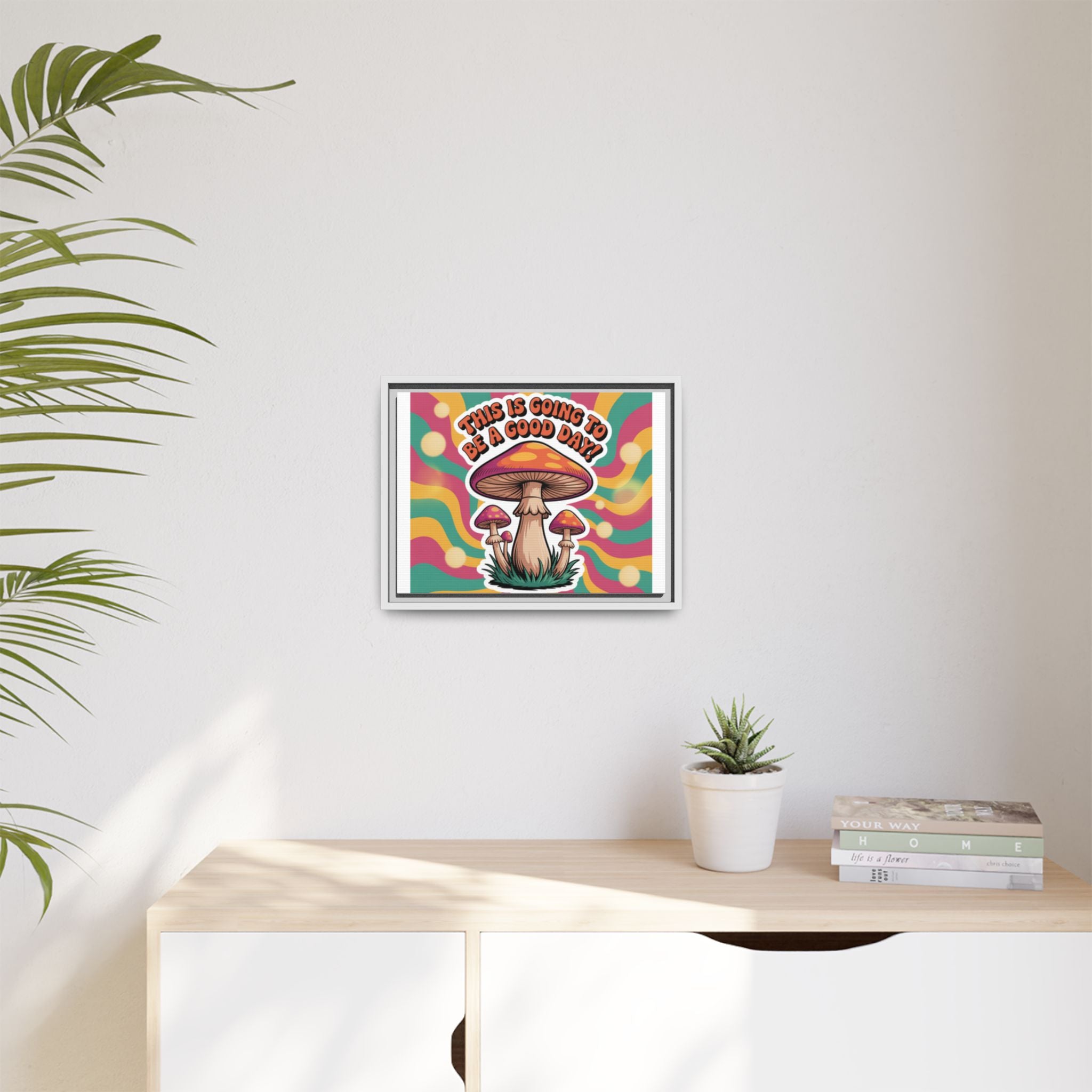 Colorful Framed Canvas Art - "This Is Going To Be A Good Day!" - Positive Vibe Decor, Wall Art for Home, Gift for Friends, Happy Day [...]