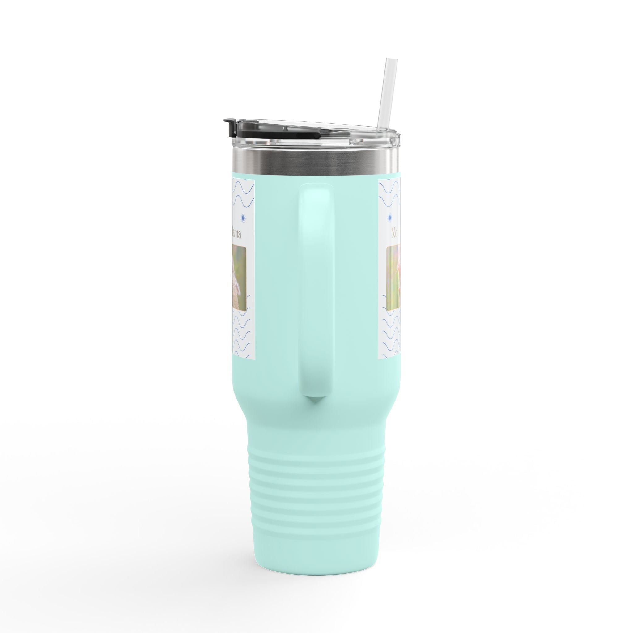 No Prob-Llama 40oz Travel Mug – Funny Llama Coffee Tumbler for Adults | Insulated, Spill-Proof, Adventure-Ready Hydration Gift