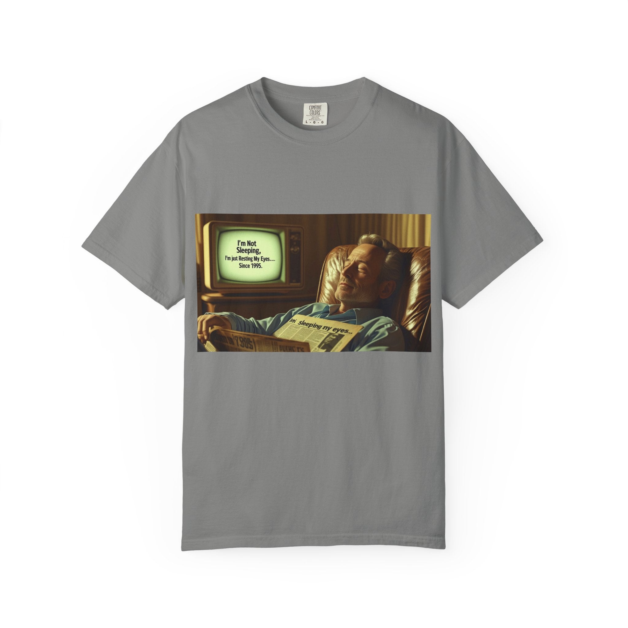Vintage Humor Graphic Tee, Perfect for Relaxing, Gift for Couch Potatoes, Fun Statement T-Shirt, Father's Day, Casual Wear