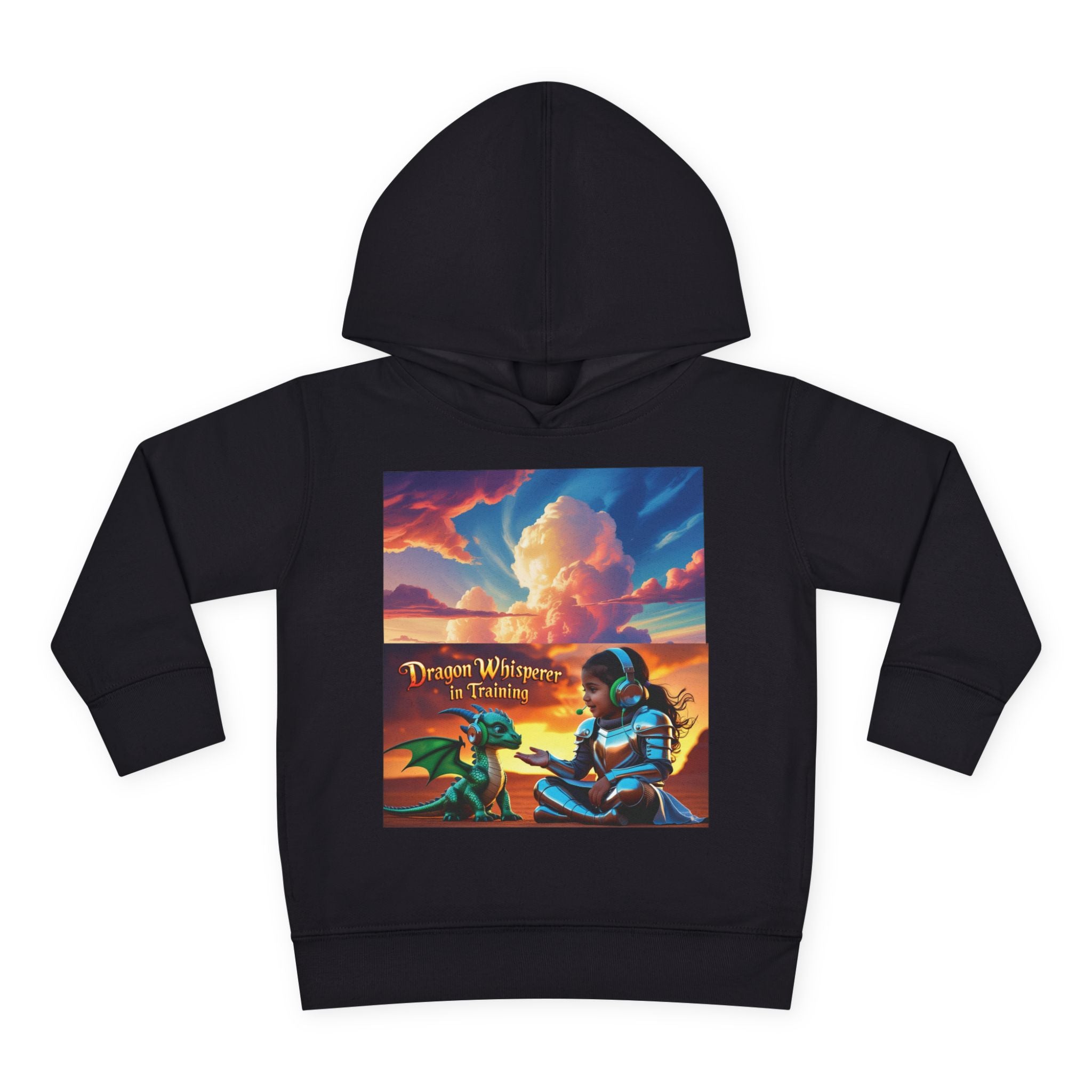 Grampa T’s Toddler Dragon Hoodie – “Dragon Whisperer in Training” Fleece | Cozy Fun Gift for Toddlers, Young Dreamers & Birthday Boys/Girls!