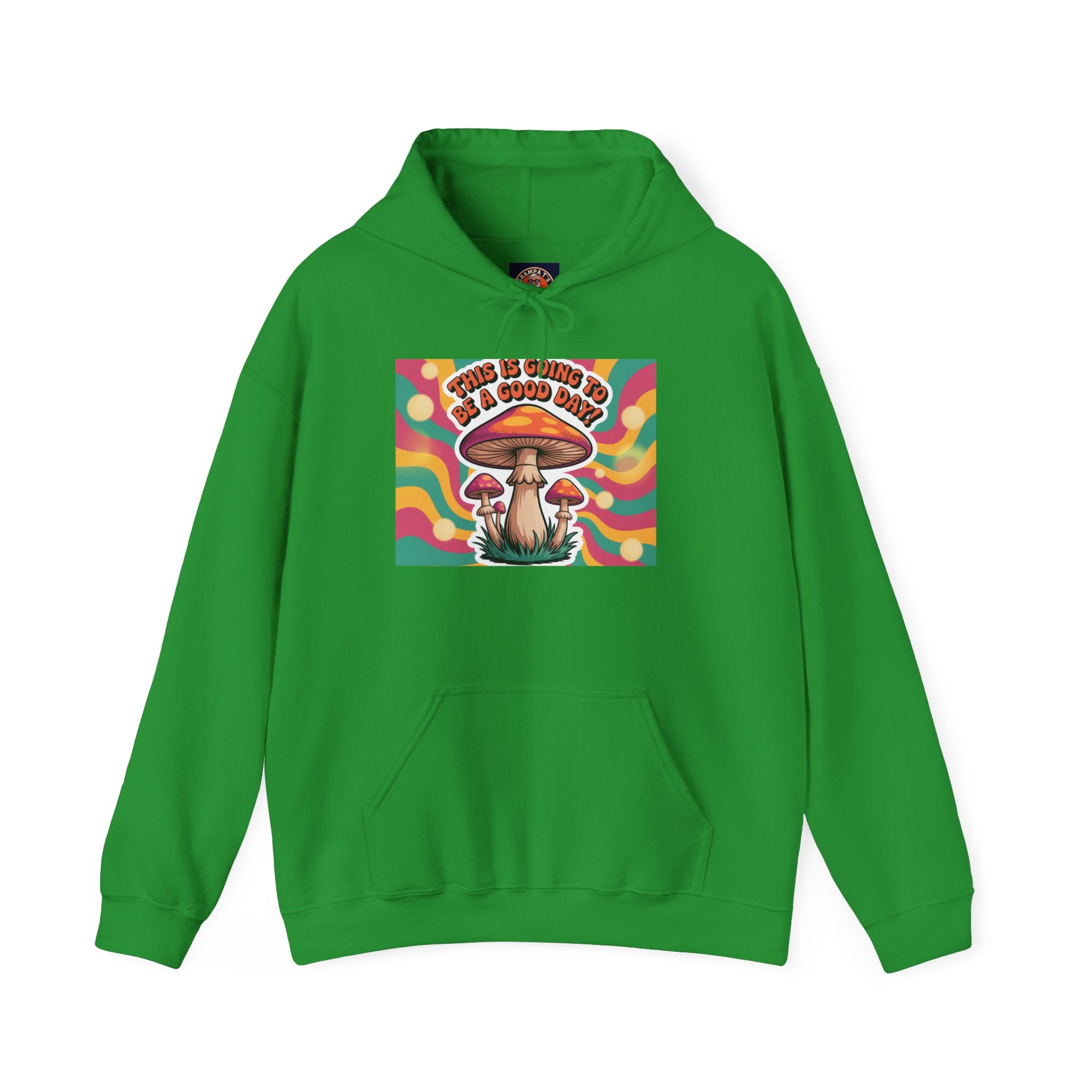 Groovy Mushroom Hoodie - Psychedelic Sweatshirt for Festivals, Cozy Gift for Nature Lovers, Unisex Pull-over for Good Vibes