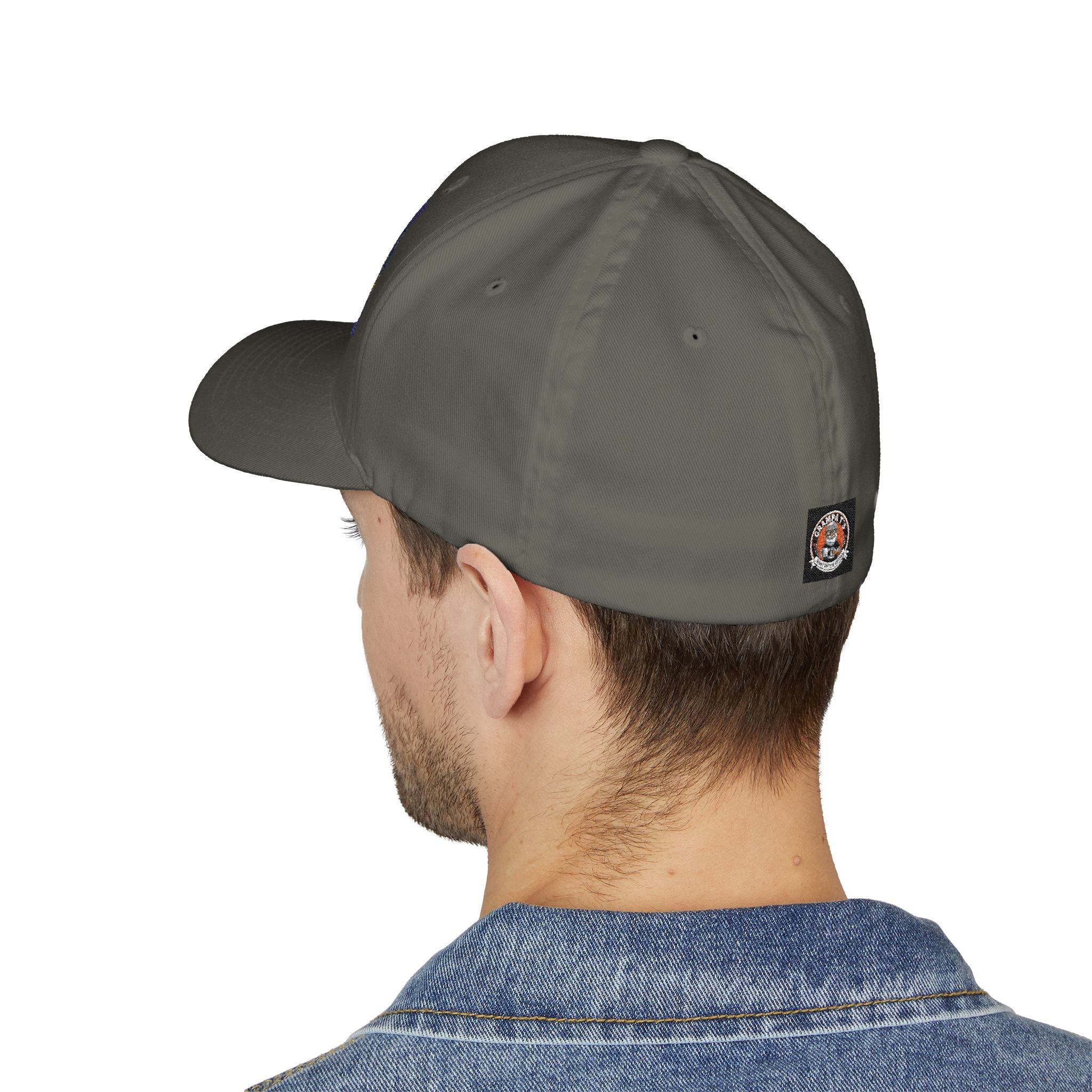 Embroidered Closed-Back Structured Cap - Trendy Apparel for Everyday Wear, Gifts for Him, Casual Style, Summer Accessory, Unique Design
