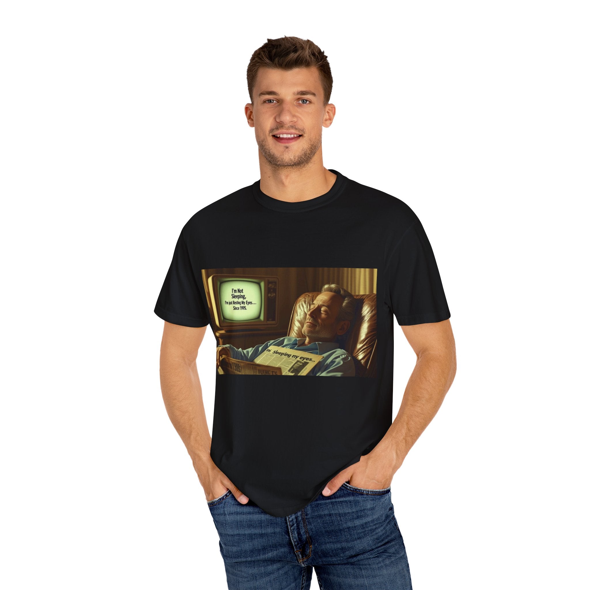 Vintage Humor Graphic Tee, Perfect for Relaxing, Gift for Couch Potatoes, Fun Statement T-Shirt, Father's Day, Casual Wear