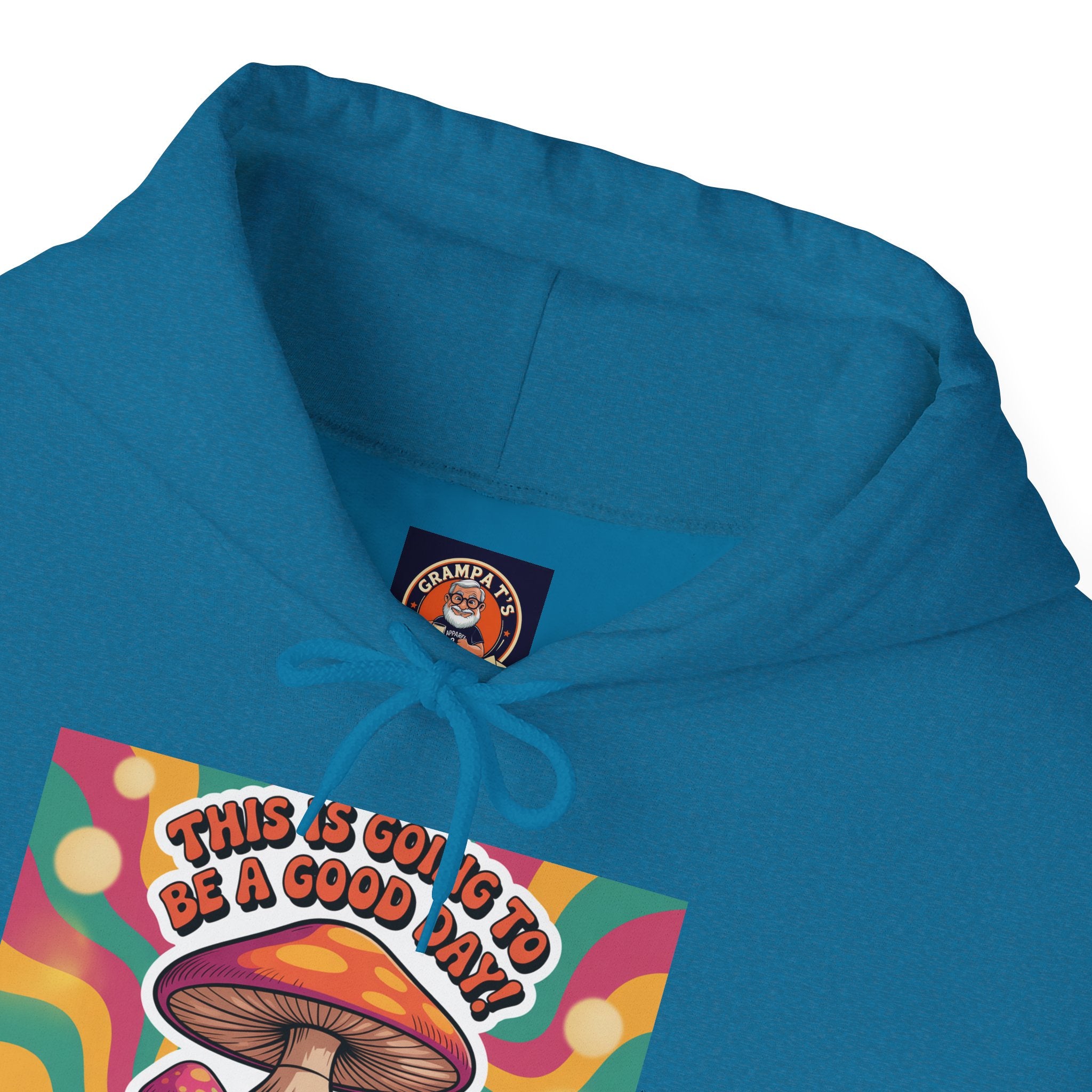 Groovy Mushroom Hoodie - Psychedelic Sweatshirt for Festivals, Cozy Gift for Nature Lovers, Unisex Pull-over for Good Vibes