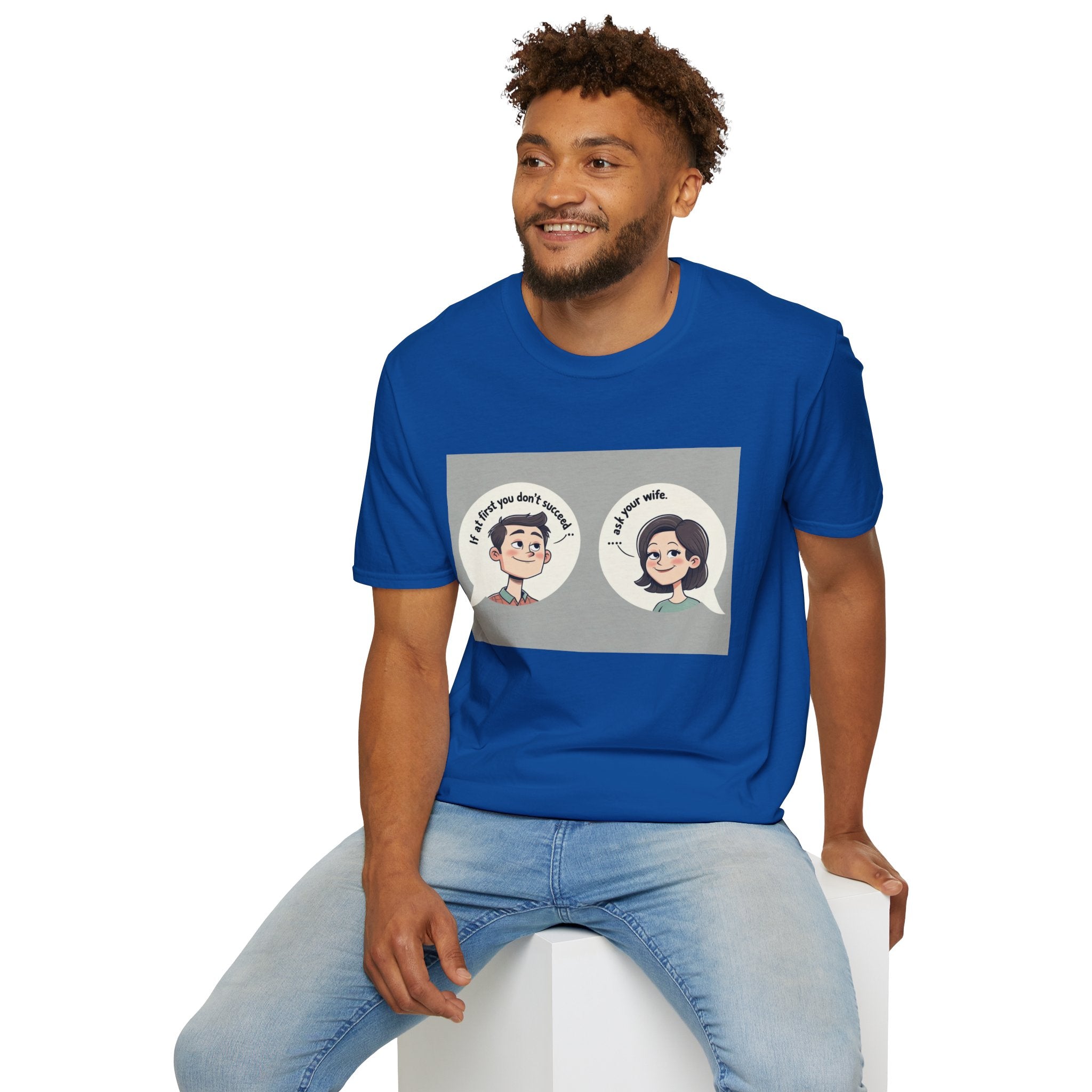 Playful Conversation T-Shirt, Funny Graphic Tee, Unisex Humor Shirt, Casual Wear, Gift for Friends, Quirky Outfit