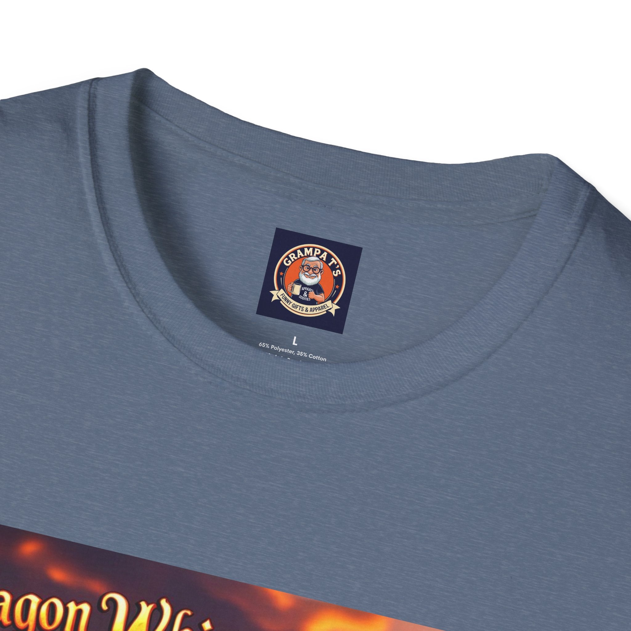 Funny Dragon Whisperer Unisex Softstyle T-Shirt | Fantasy Apparel, Gift for Dragon Lovers, Kids & Adults, Birthday Present, Magical Vibe
